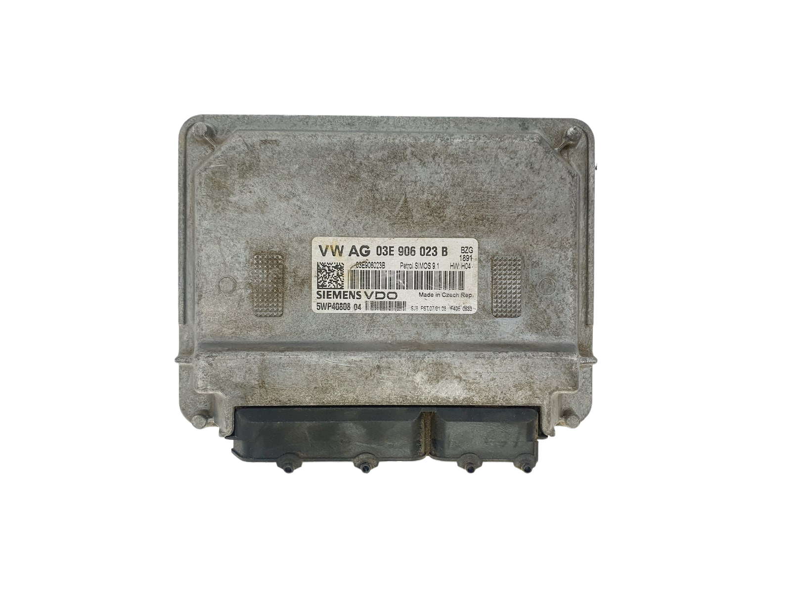 Steuergerät 03E906023B 5WP40808 04 VW Siemens 42914 main product photo