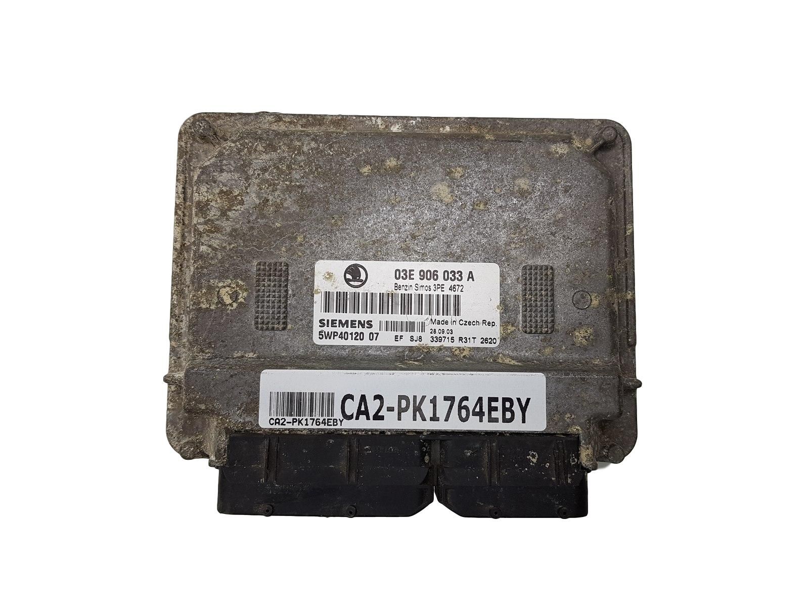 Motorsteuerung 03E906033A 5WP40120 Skoda 1764 main product photo