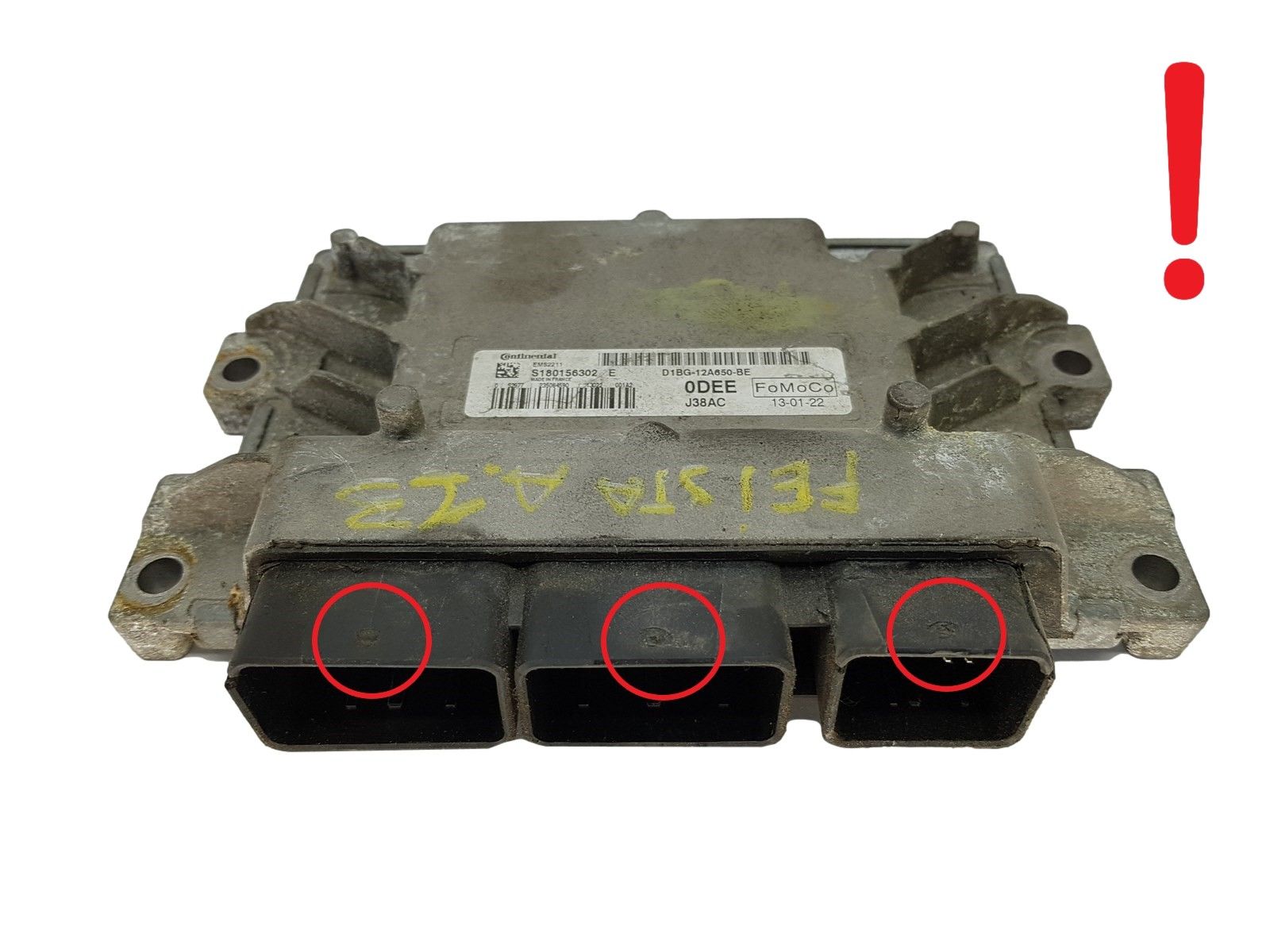 Steuergerät D1BG-12A650-BE S180156302E 0DEE EMS2211 FoMoCo Ford main product photo
