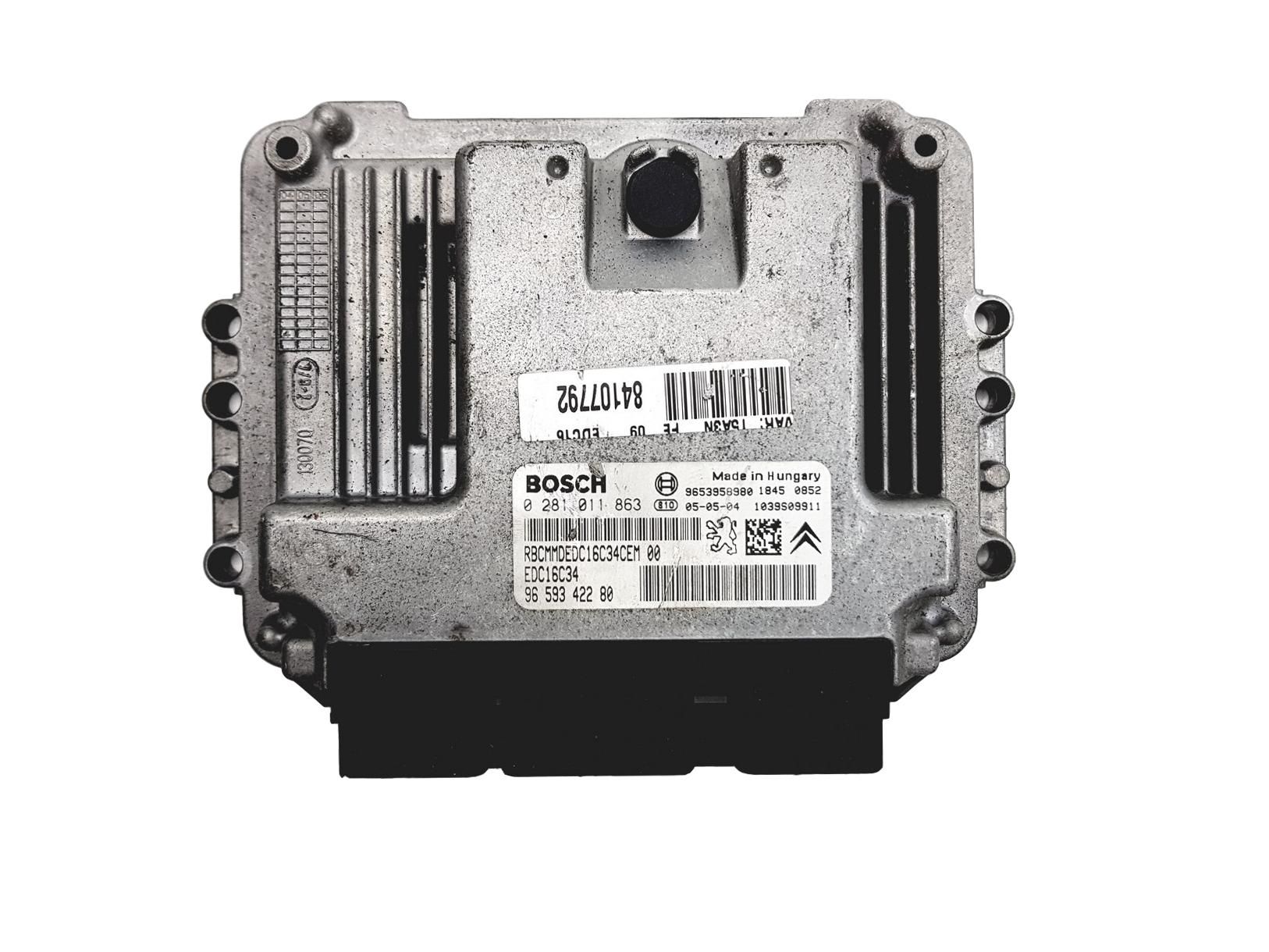 Steuergerät 0281011863 9659342280 9653958980 PSA Bosch main product photo