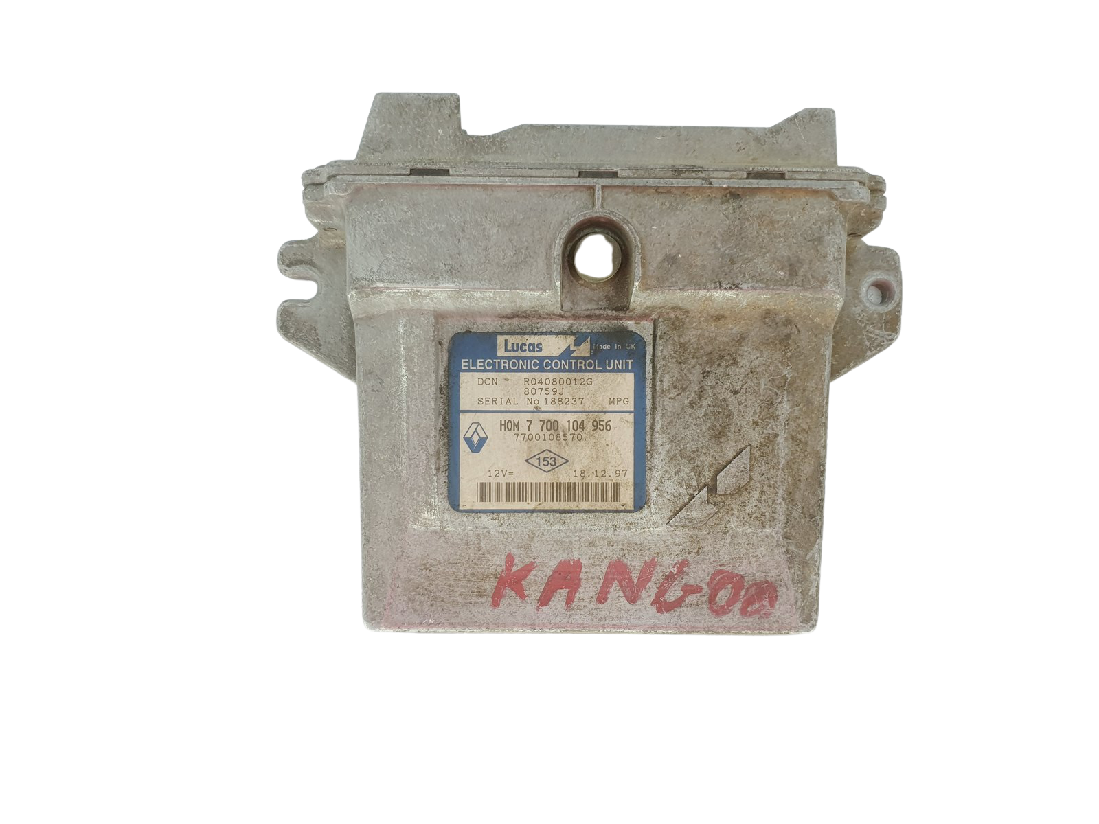 Steuergerät 7700104956 7700108570 R04080012G Renault Lucas 36530 main product photo