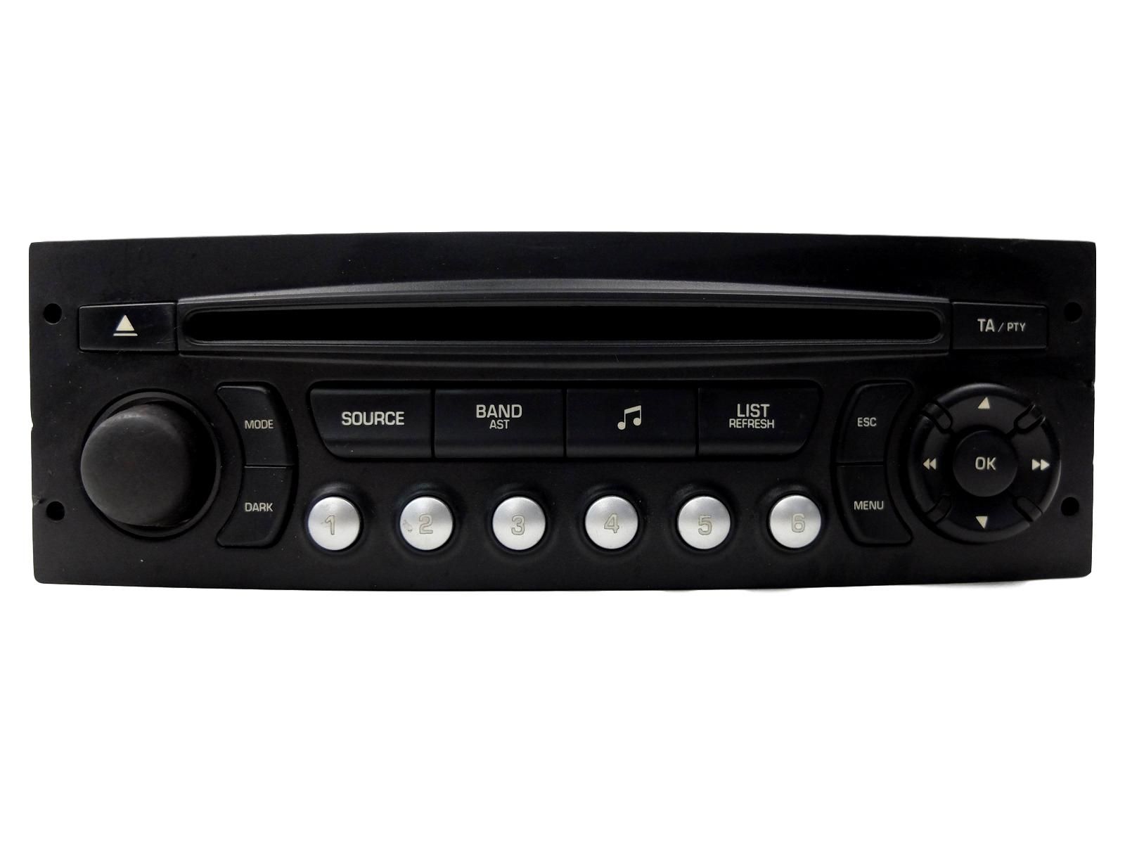 Cd-Radio Citroen Peugeot 96591229XT PSARCD411-01 Siemens main product photo