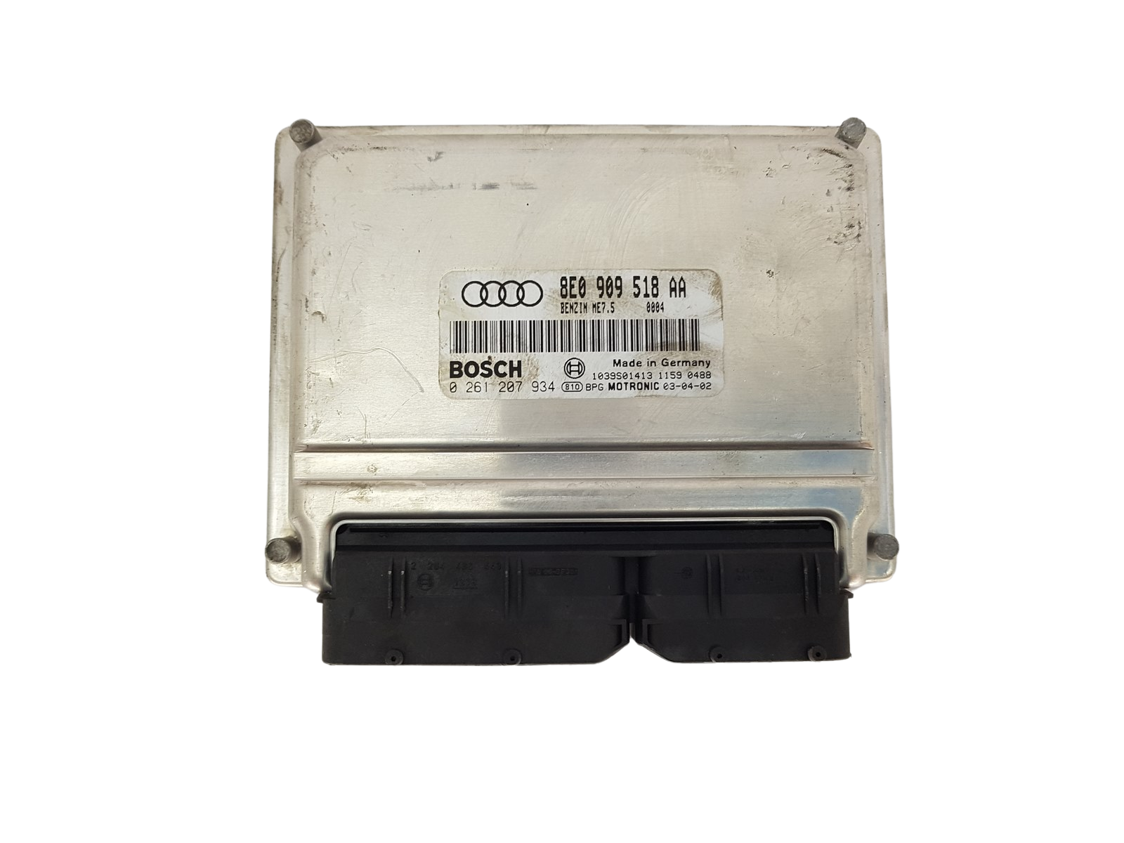 Steuergerät 8E0909518AA 0261207934 Audi Bosch main product photo