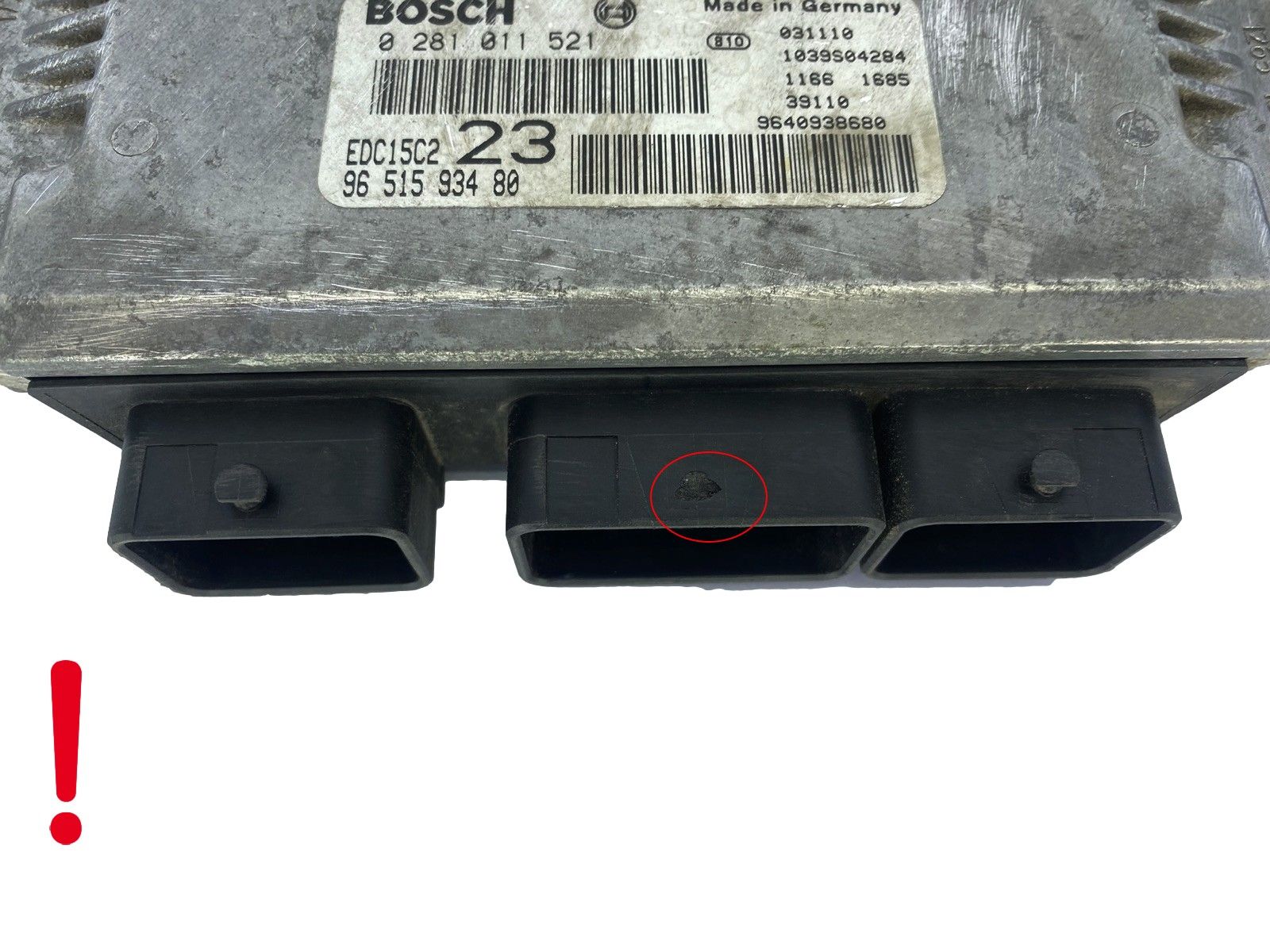 Steuergerät 0281011521 9651593480 9640938680 PSA Bosch 48992 main product photo