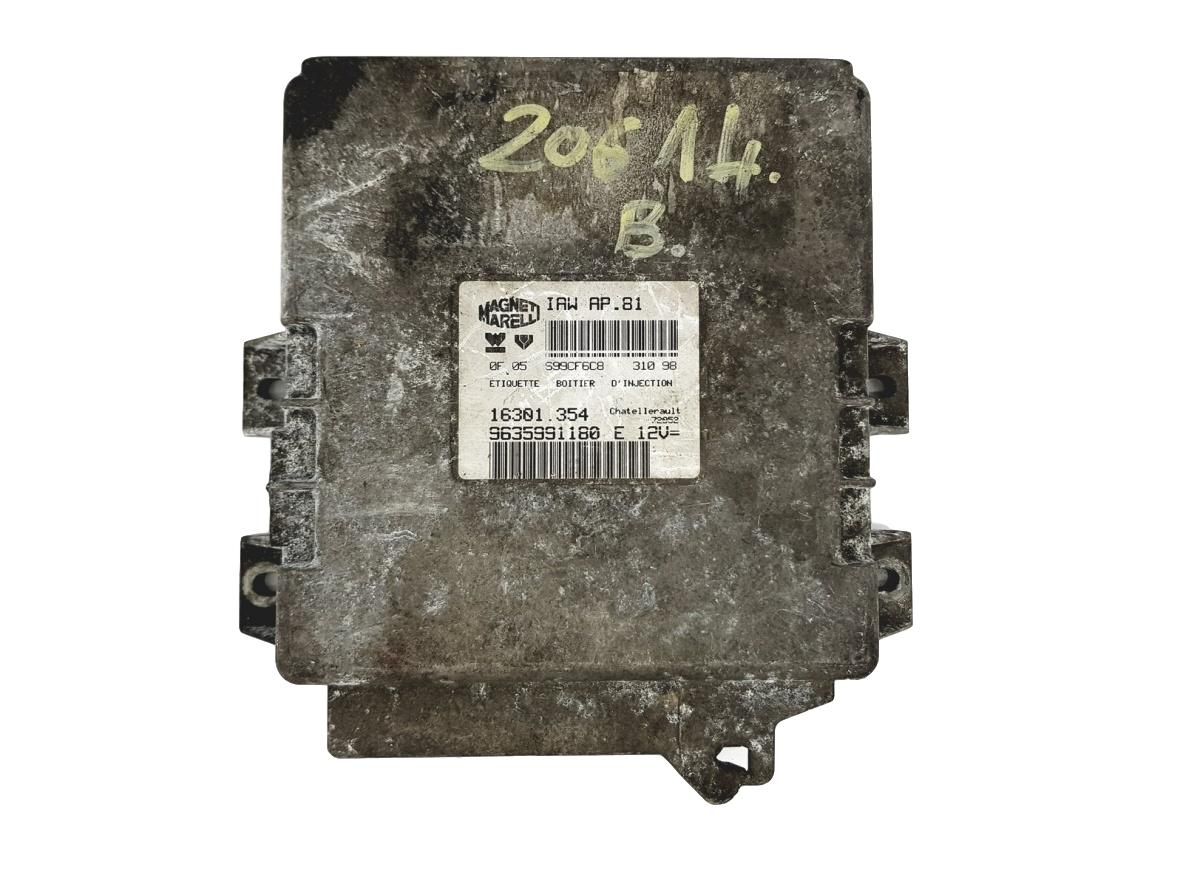 Steuergerät 9635991180 IAW1AP.81 16301.354 PSA Magneti Marelli 14912 main product photo