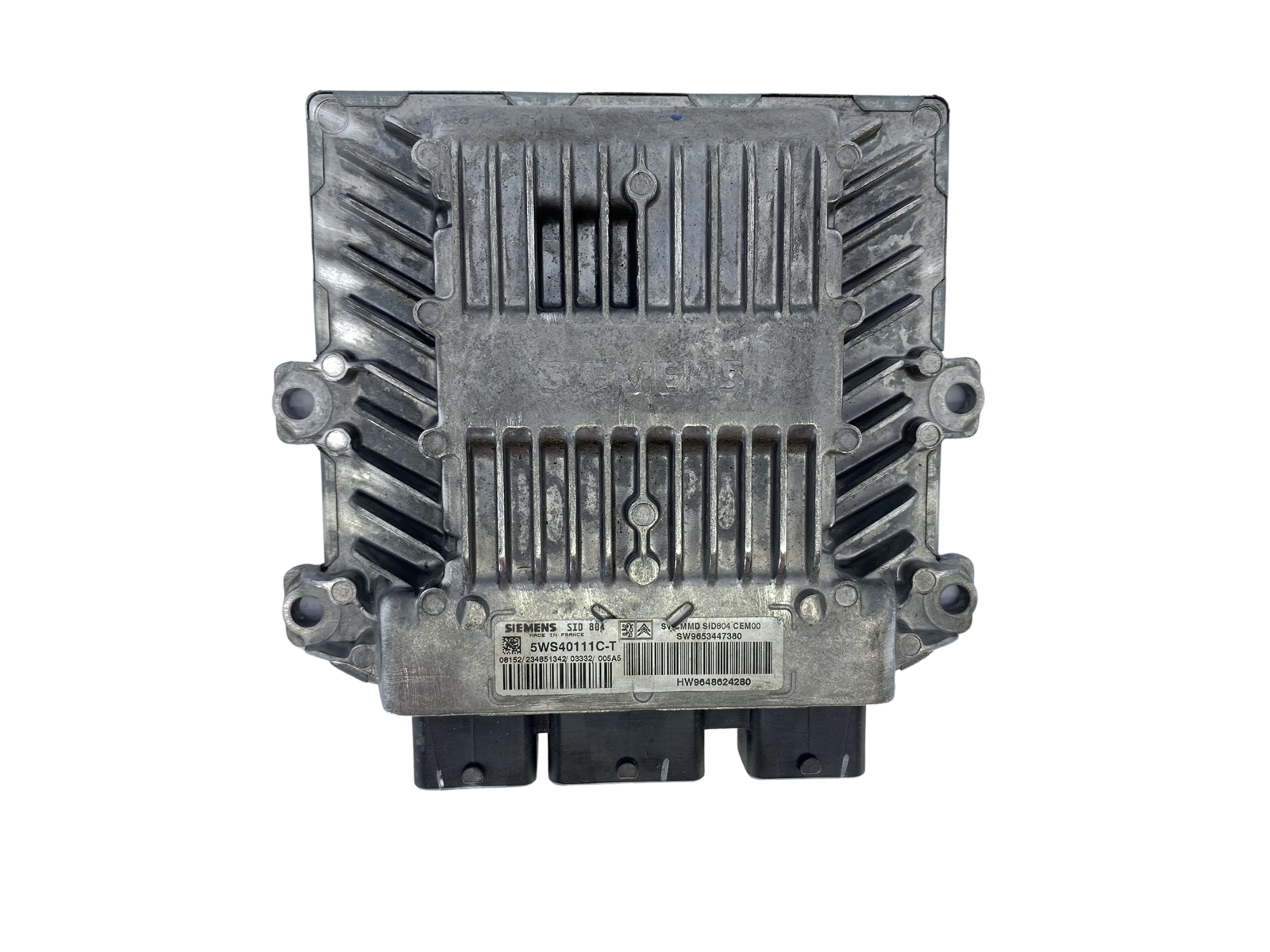 Steuergerät 9653447380 9648624280 5WS40111C-T SID804 PSA Siemens 49678 main product photo