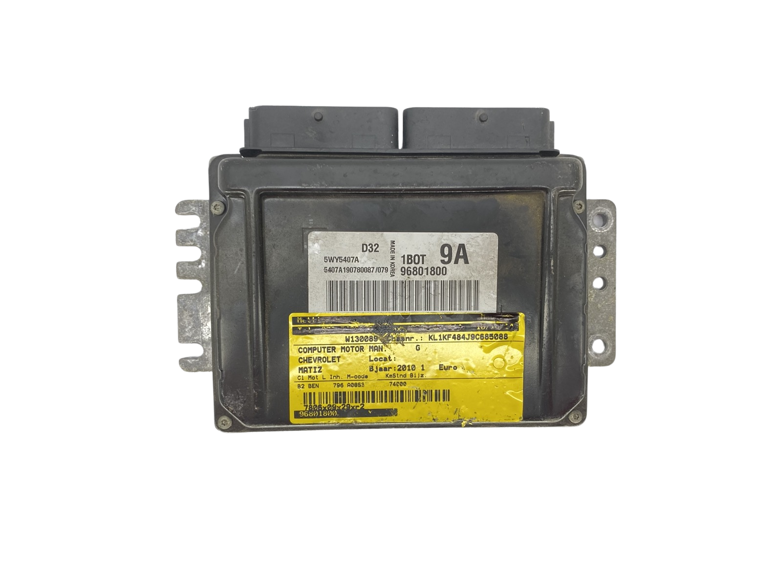 Steuergerät 96801800 5WY5407A D32 1BOT 9A Chevrolet Kemsco 57021 main product photo