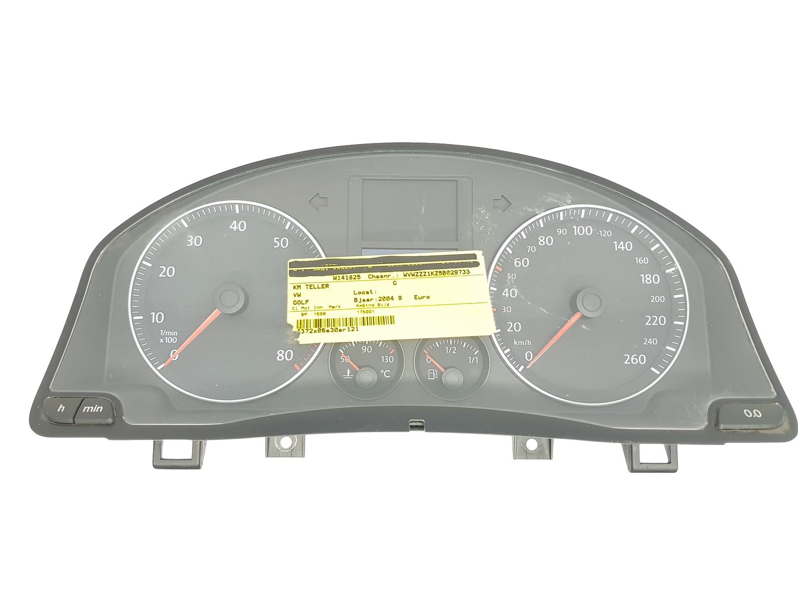 Tacho Kombiinstrument VW 1K0920861LX 110280247049 Golf MK5 Jetta main product photo