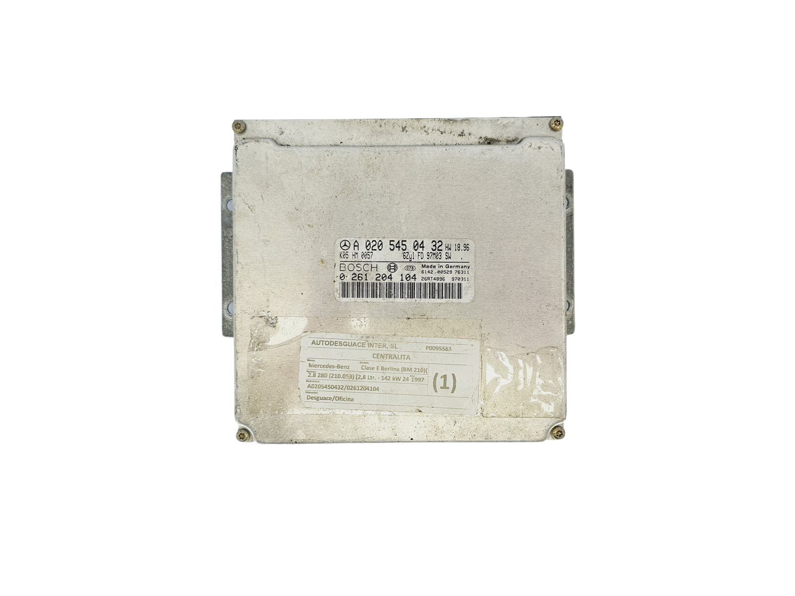 Motorsteuerung Mercedes A0205450432 0261204104 Bosch 34571 main product photo