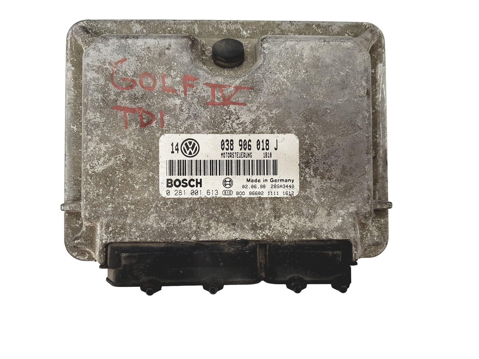 Steuergerät 038906018J 0281001613 VW Bosch main product photo