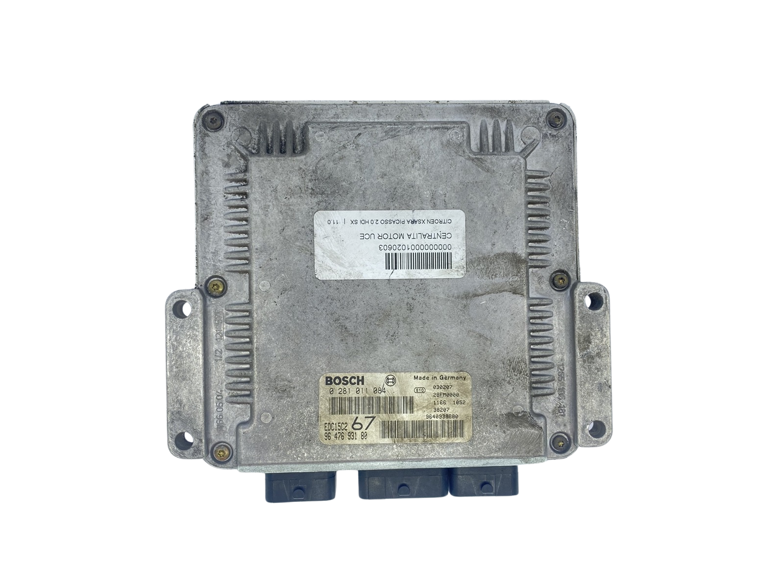 Steuergerät 0281011084 9640938680 9647693180 PSA Bosch 62643 main product photo