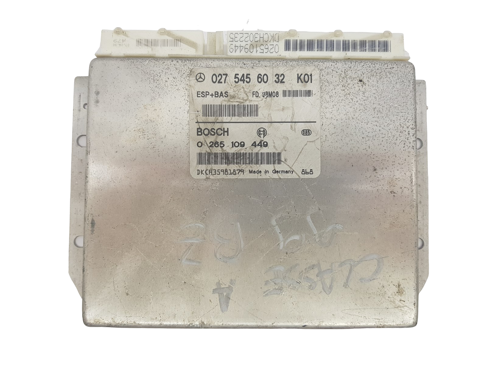 Steuergerät ESP Mercedes 0275456032 0265109449 Bosch main product photo