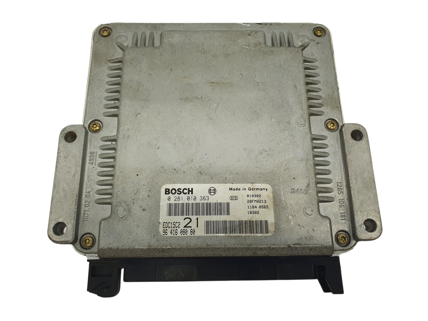 Steuergerät 0281010363 9641608080 28FM0213 PSA Bosch 68306 main product photo