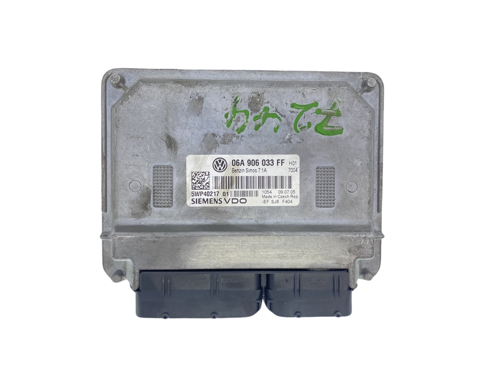 Steuergerät 06A906033FF 5WP40217 01 VW Seat Siemens 63737 main product photo