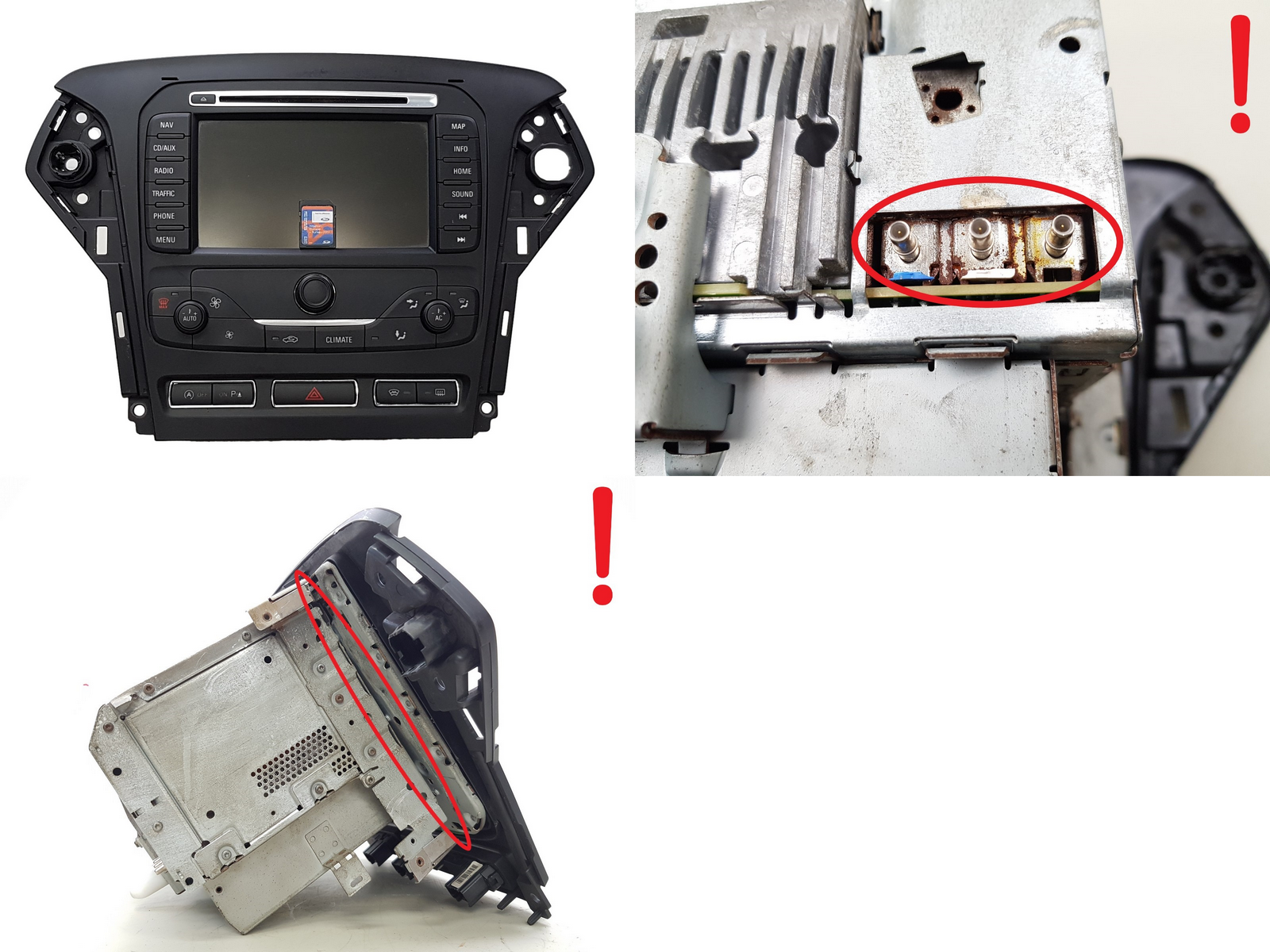 Navigationssystem Radio Ford Mondeo BS7T-18K931-EC BS7T-19H449-CAA main product photo