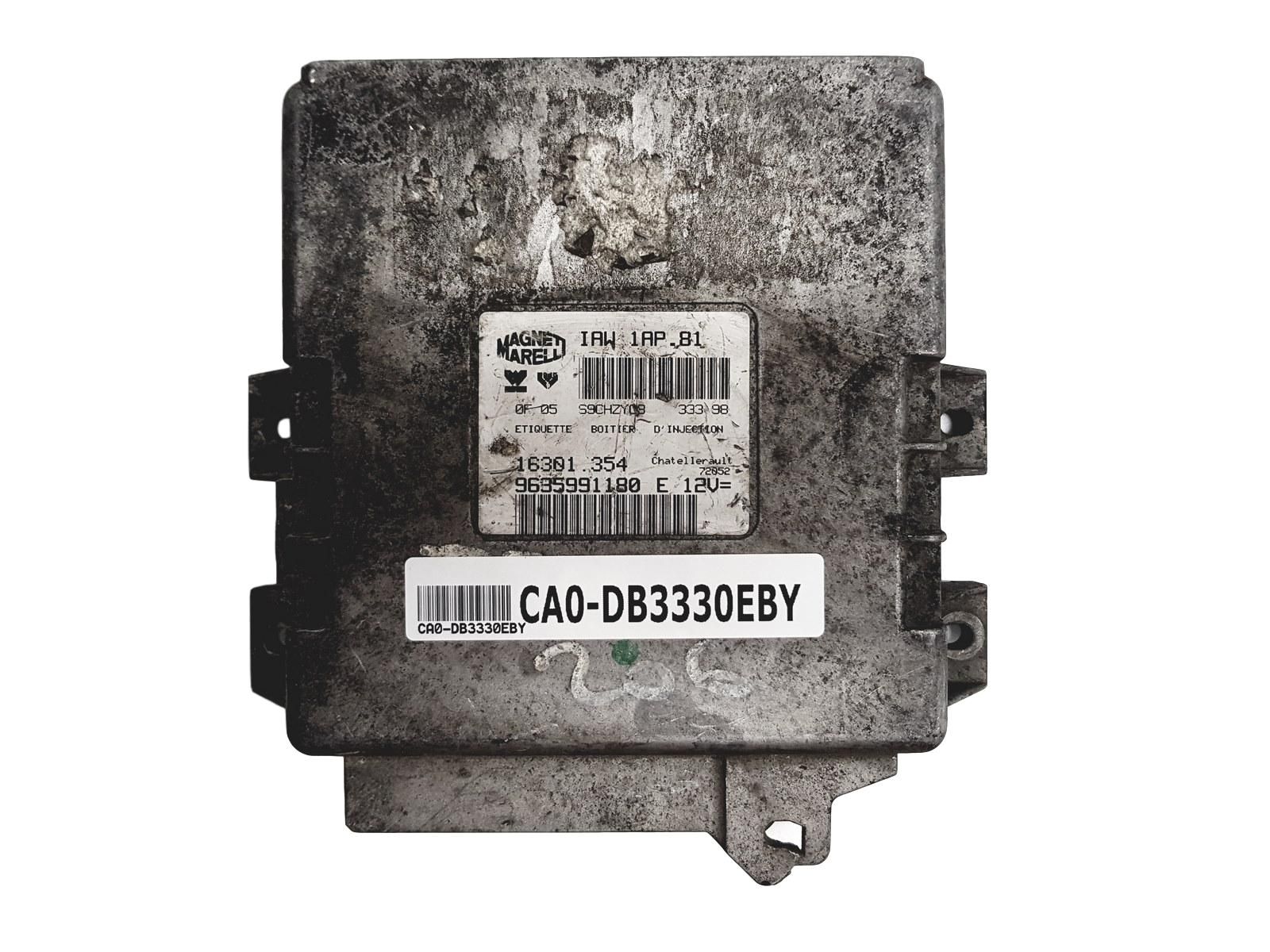 Steuergerät 9635991180 IAW1AP.81 16301.354 PSA Magneti Marelli main product photo