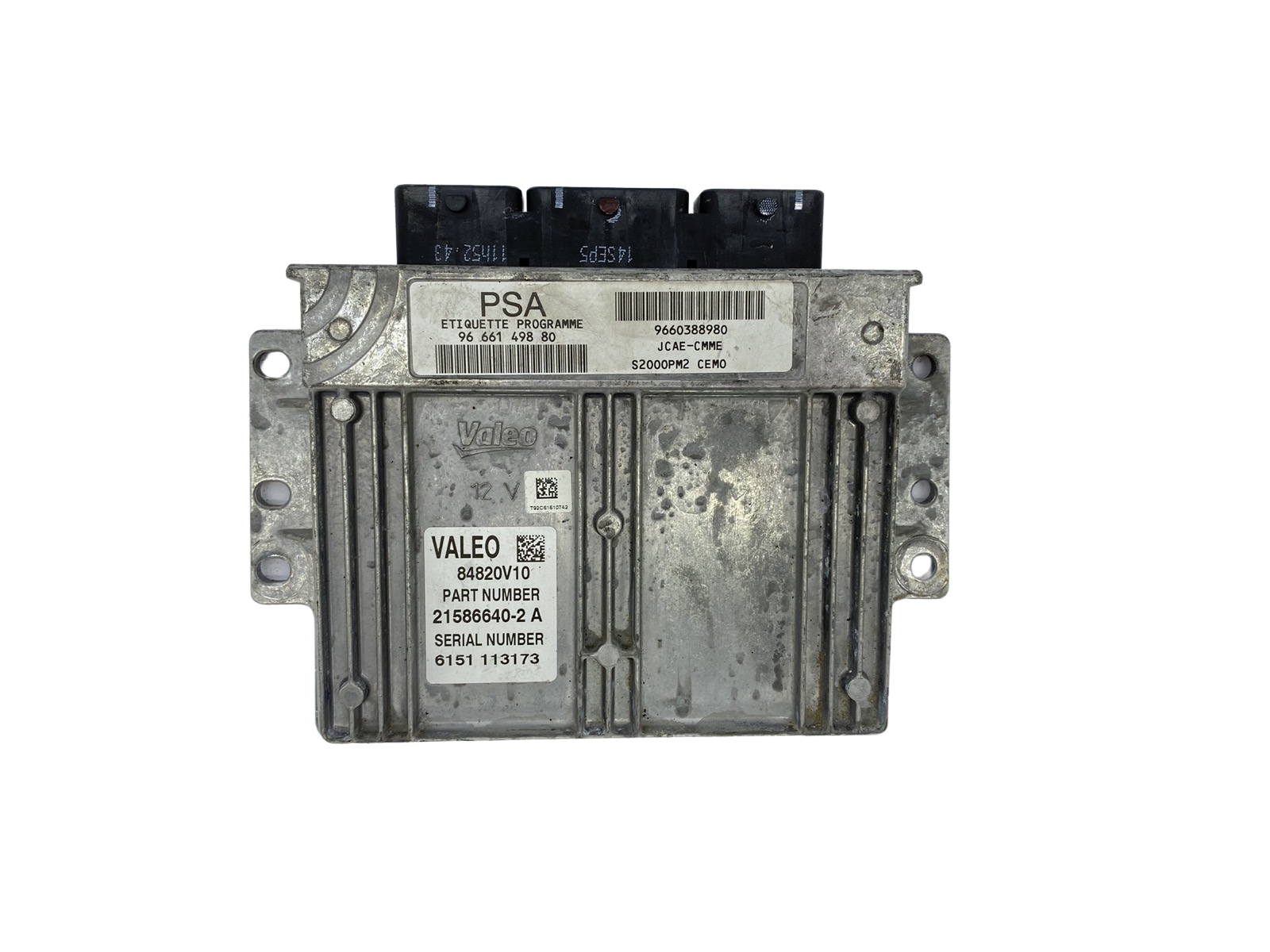 Steuergerät 9666149880 9660388980 21586640-2 A PSA Valeo 60081 main product photo