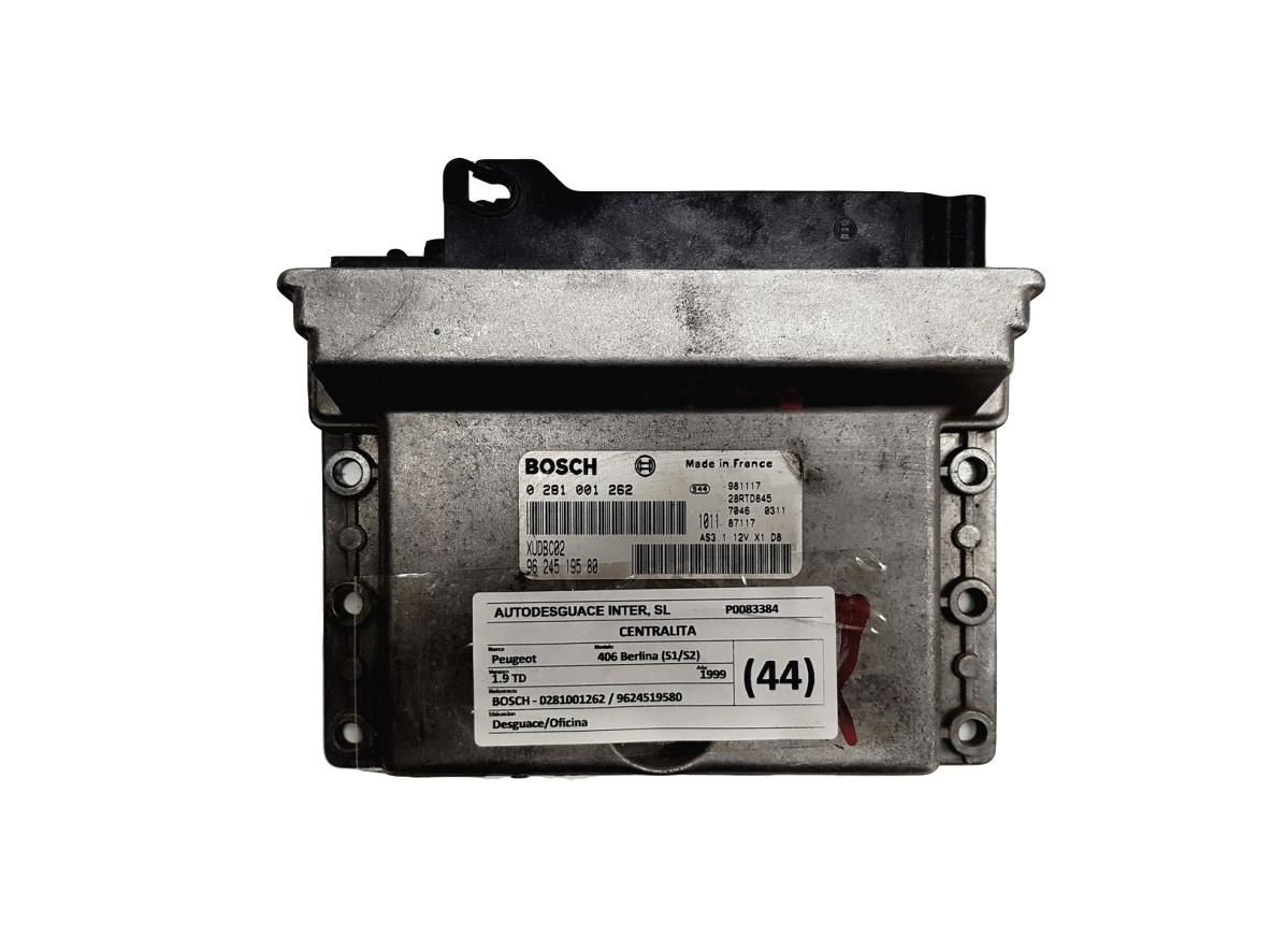 Steuergerät 0281001262 9624519580 XUDBC02 28RTD845 PSA Bosch 10566 main product photo