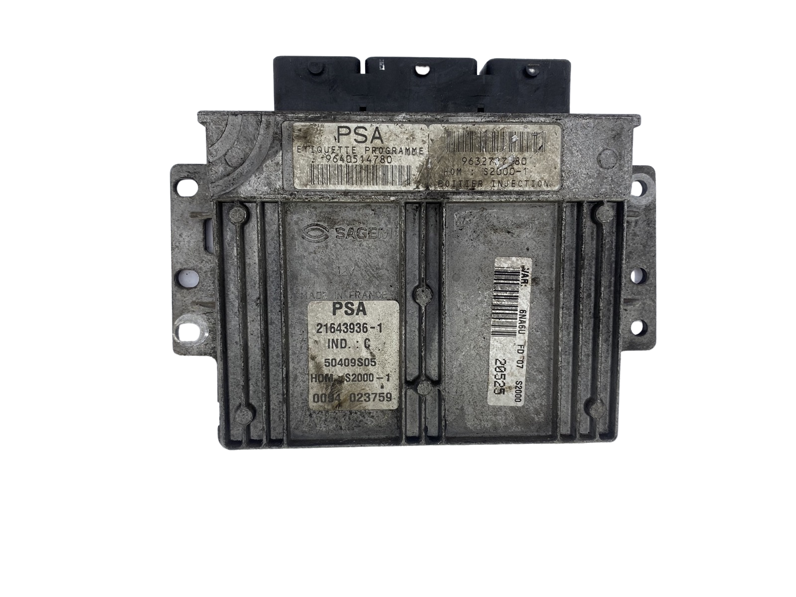 Steuergerät 9640514780 9632727280 21643936-1 PSA Sagem 52809 main product photo