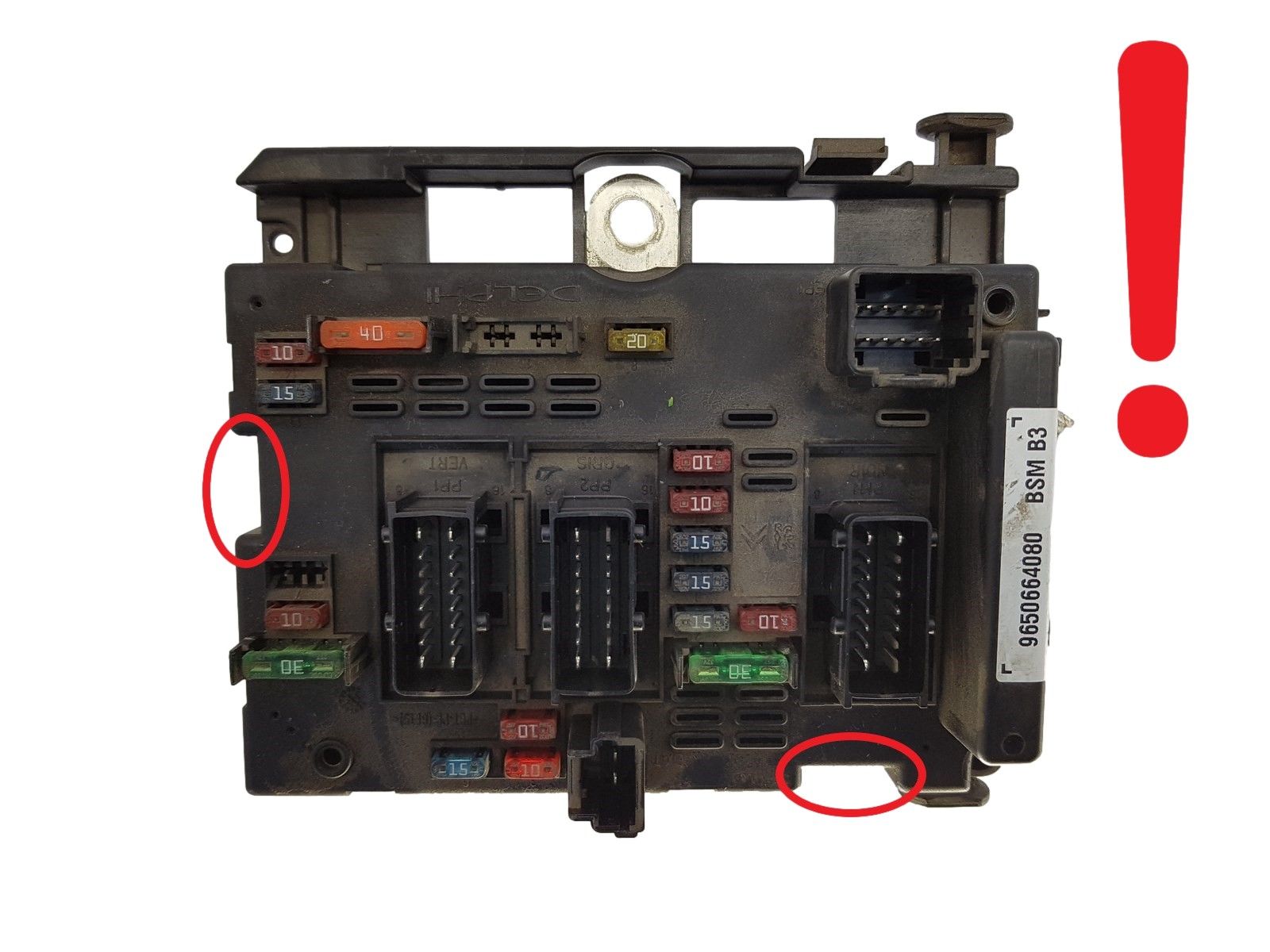 Steuergerät BSM B3 9650664080 PSA Delphi 1235 main product photo