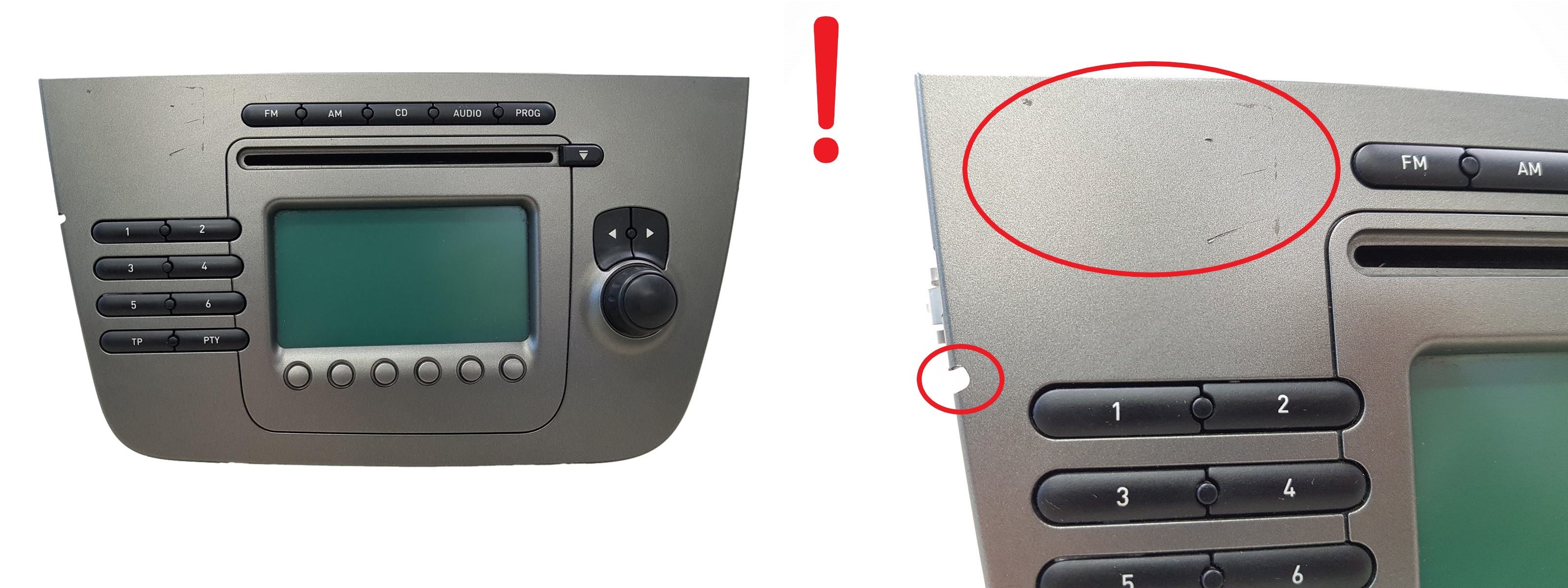 Cd-Radio Seat Altea 5P1035152 1GZ 7644341366 Blaupunkt main product photo