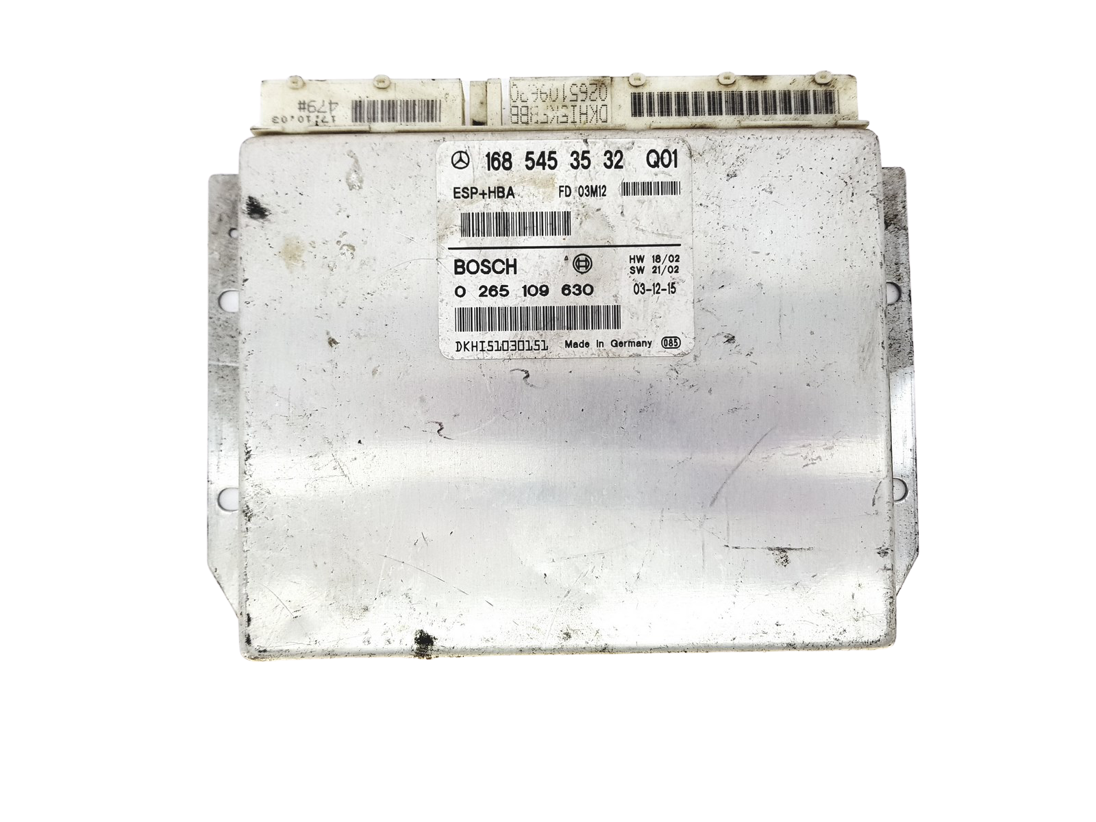 Steuergerät ESP Mercedes 1685453532 0265109630 Bosch 27797 main product photo