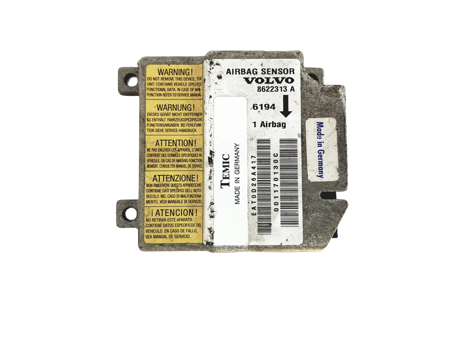 Steuergerät Moduł 8622313A 001170130C Volvo Temic main product photo