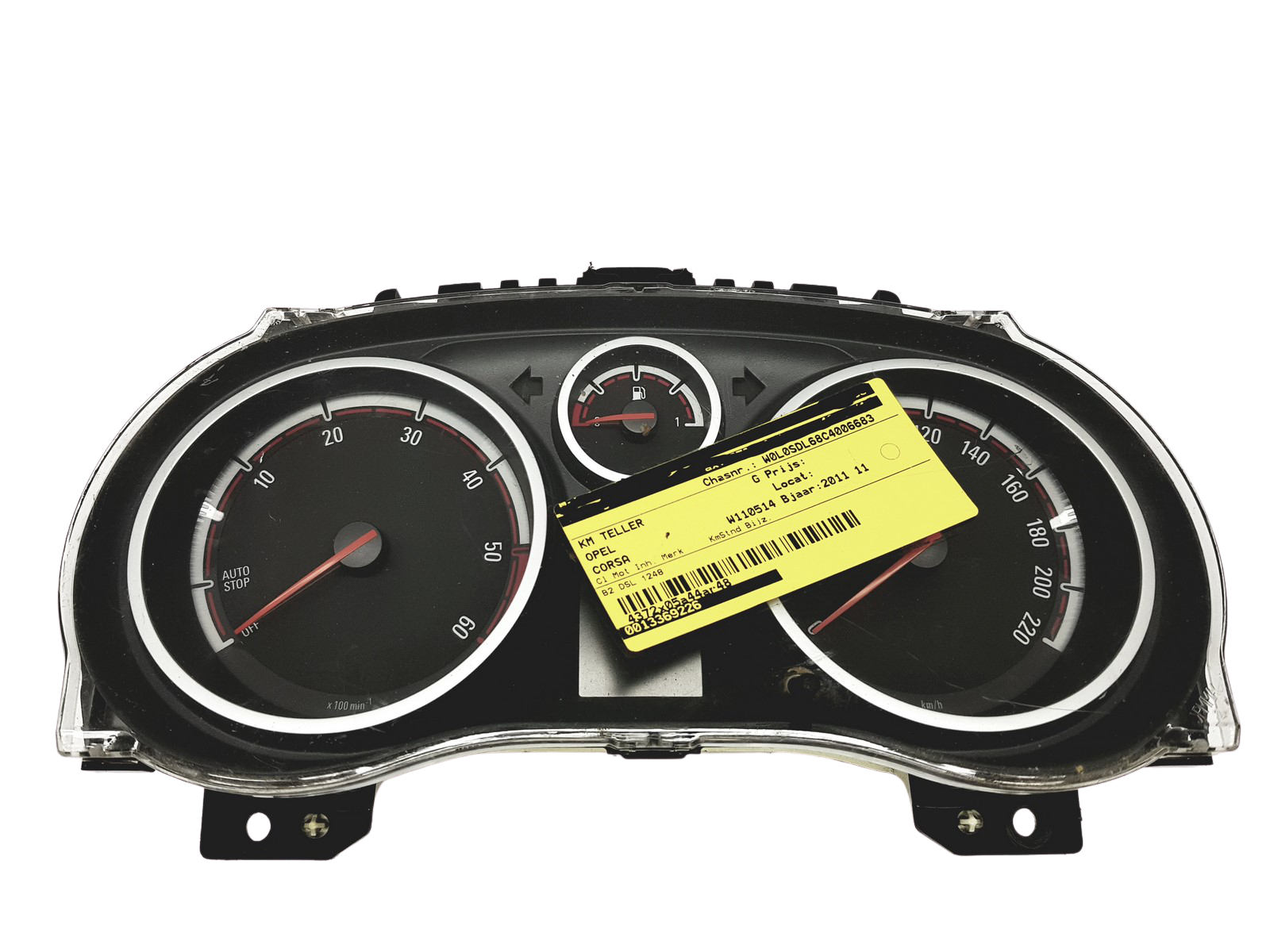 Tacho Kombiinstrument Opel Corsa D P0013369226 Johnson main product photo