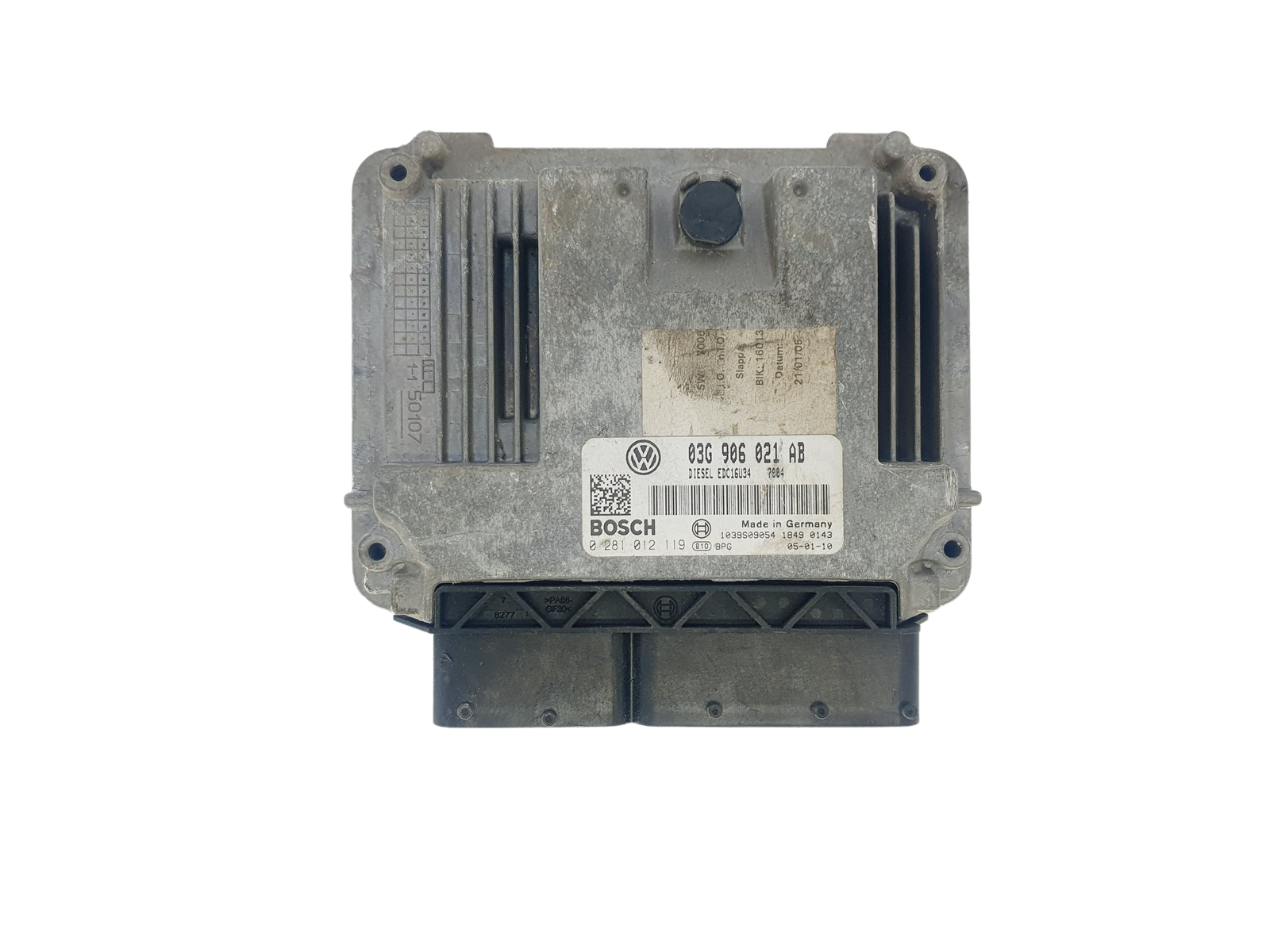 Motorsteuerung VW 03G906021AB 0281012119 Bosch 41160 main product photo