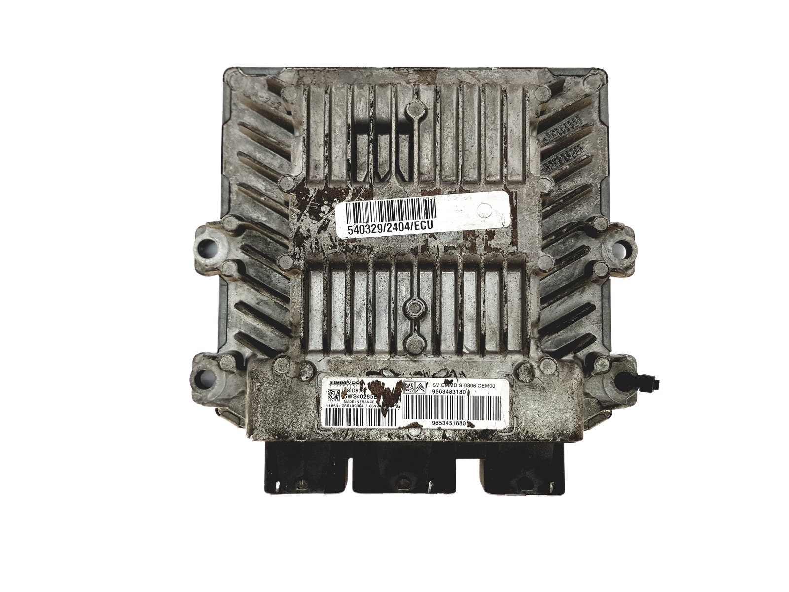 Steuergerät 9663483180 9653451880 5WS40285E-T SID806 PSA Siemens 24640 main product photo