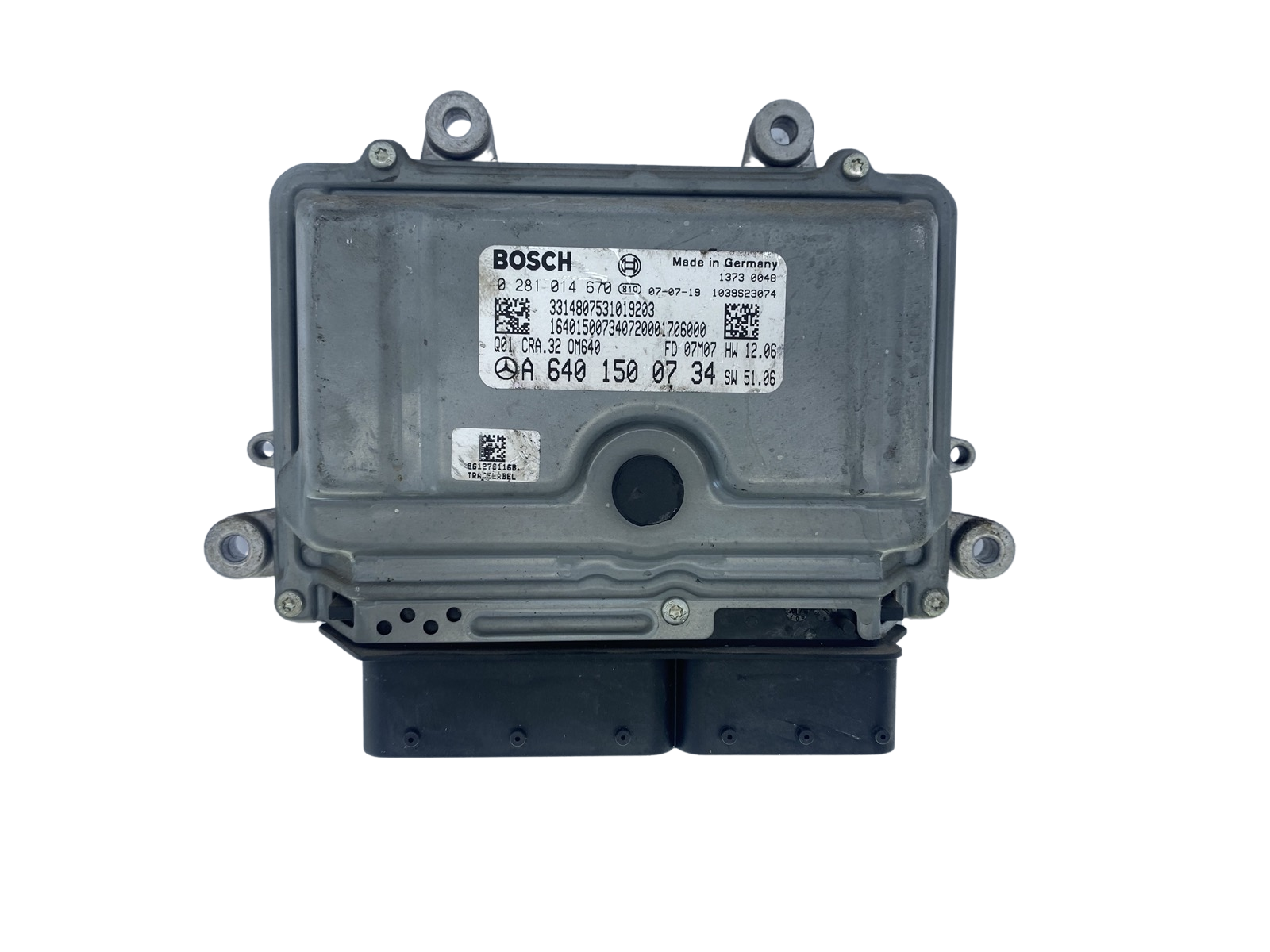 Steuergerät A6401500734 0281014670 Mercedes Bosch 50738 main product photo