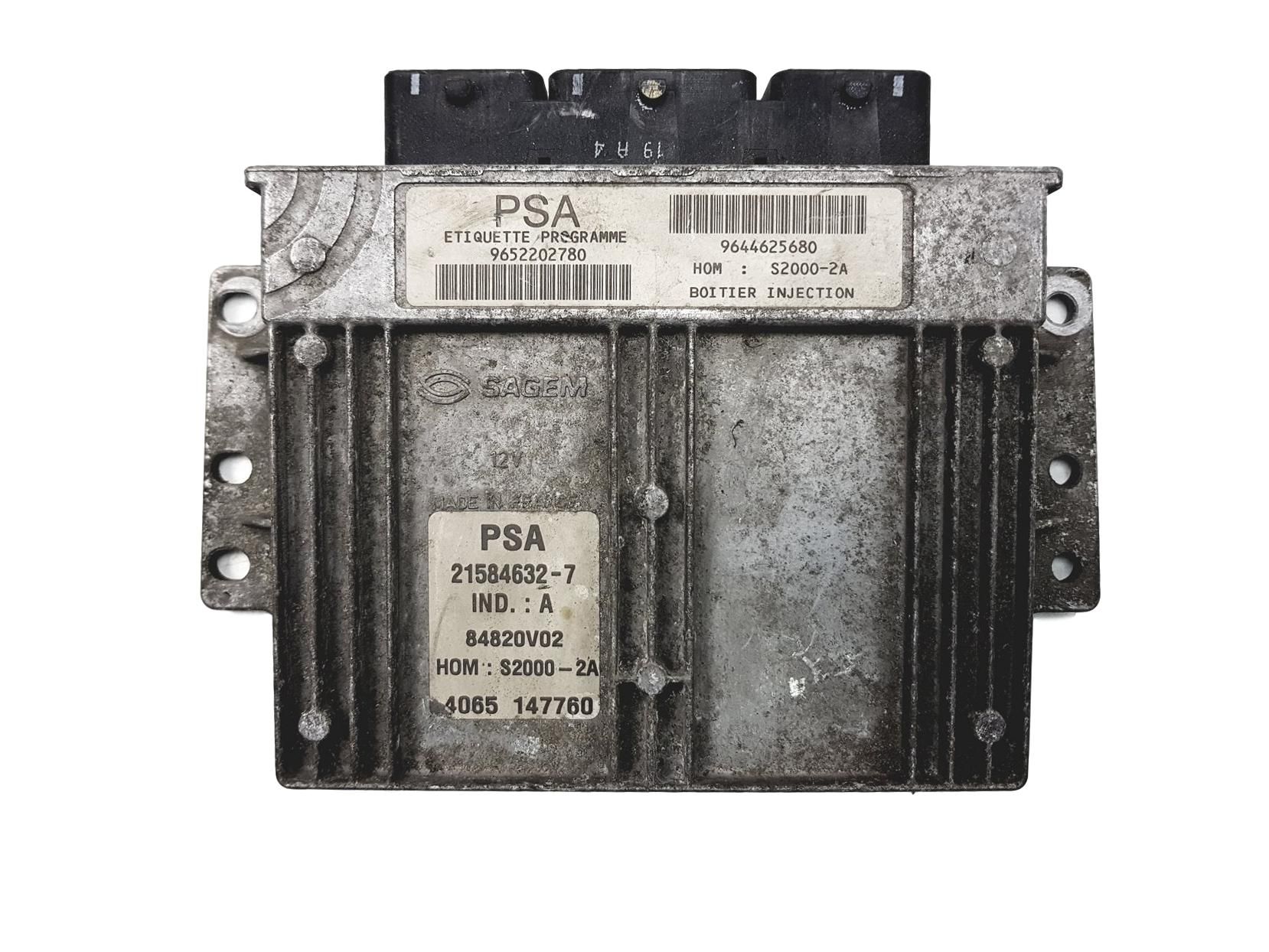 Steuergerät 9652202780 9644625680 21584632-7 PSA Sagem main product photo