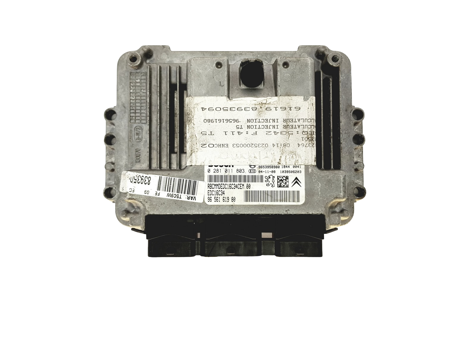 Steuergerät 0281011803 9656161980 9653958980 PSA Bosch 22166 main product photo