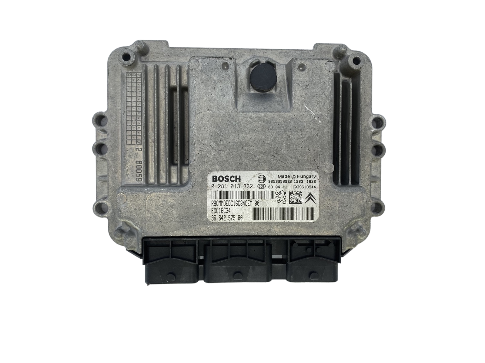 Steuergerät 0281013332 9664257580 9653958980 EDC16C34 PSA Bosch 53267 main product photo
