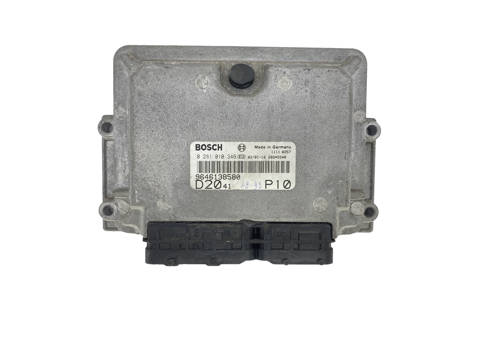 Steuergerät 0281010346 9646138580 Fiat Bosch 57324 main product photo