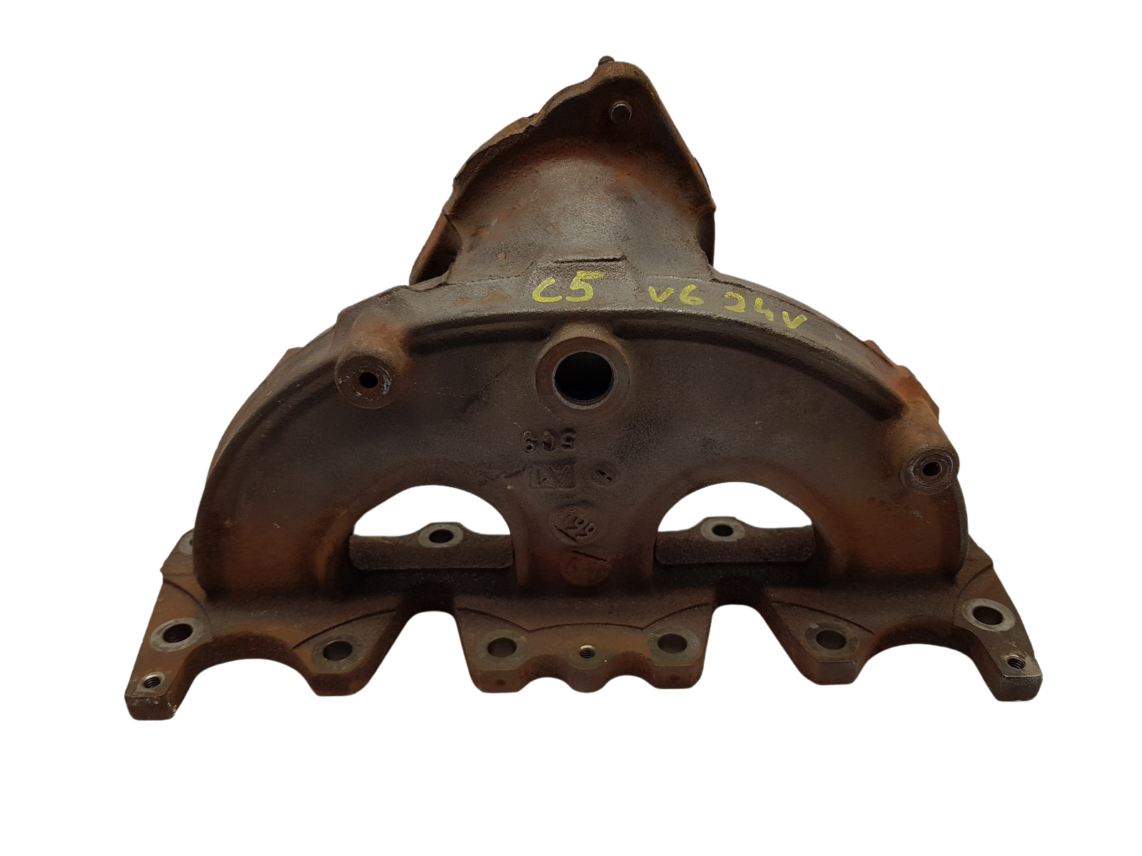 Auspuff-Krümmer Abgaskrümmer 0341F7 316545 Citroen Peugeot 3.0 V6 12264 main product photo