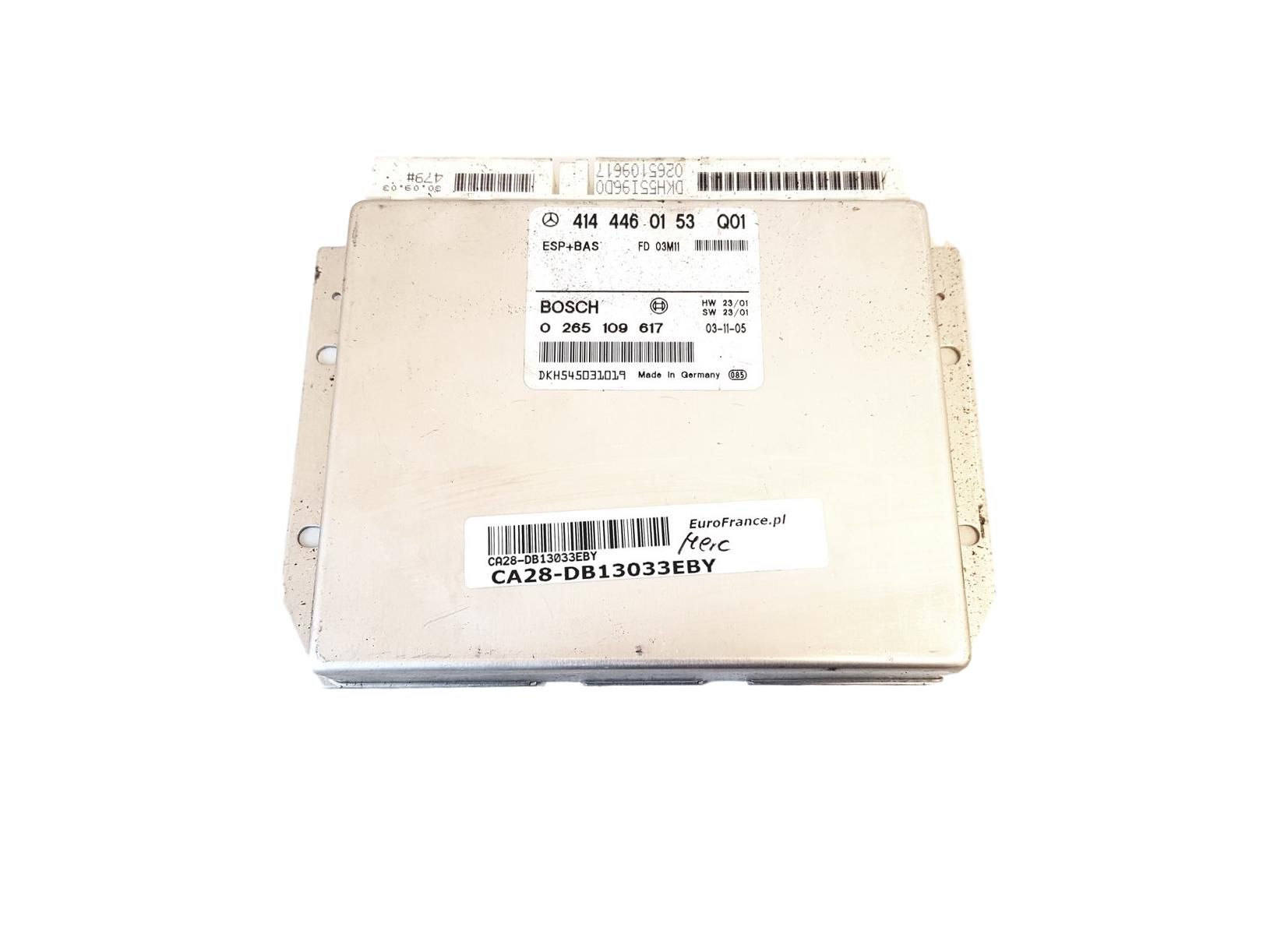 Steuergerät ESP 4144460153 0265109617 Mercedes Bosch 13035 main product photo
