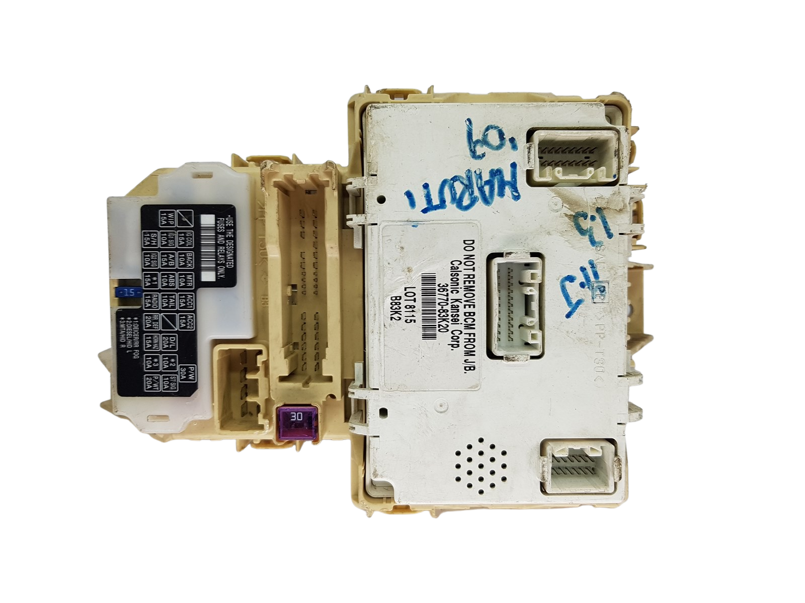 Steuergerät Suzuki 36770-83K20 Calsonic Kansei main product photo