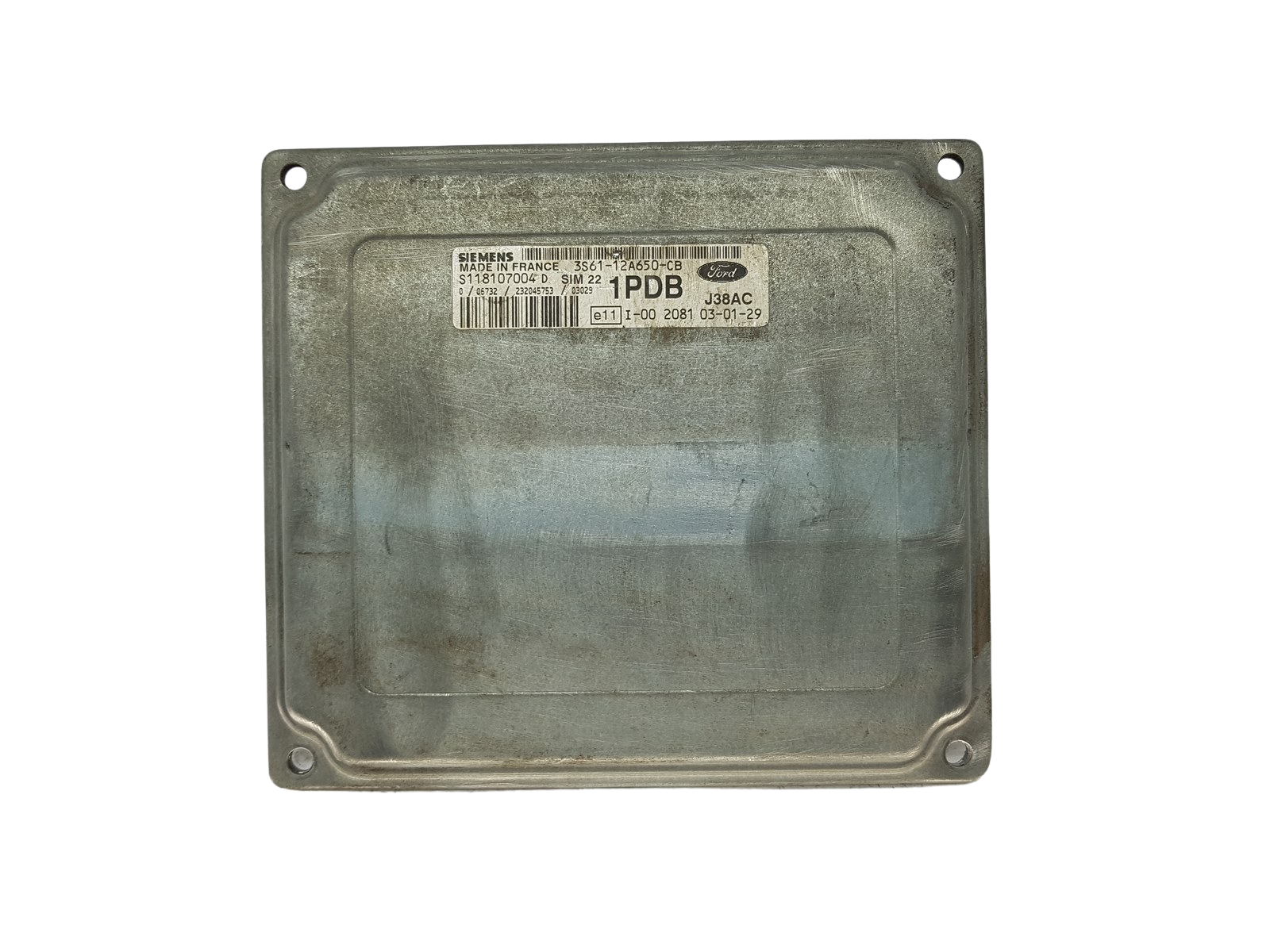 Steuergerät S118107004D 3S61-12A650-CB Ford Siemens 16614 main product photo