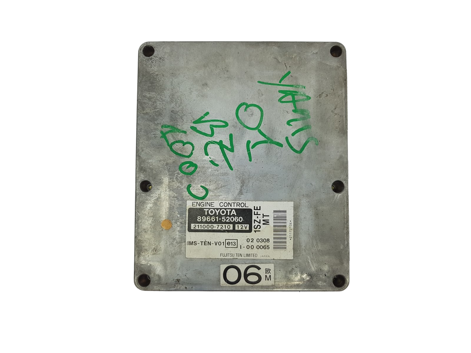 Steuergerät Toyota 89661-52060 211000-7210 1SZ-FE Fujitsu main product photo