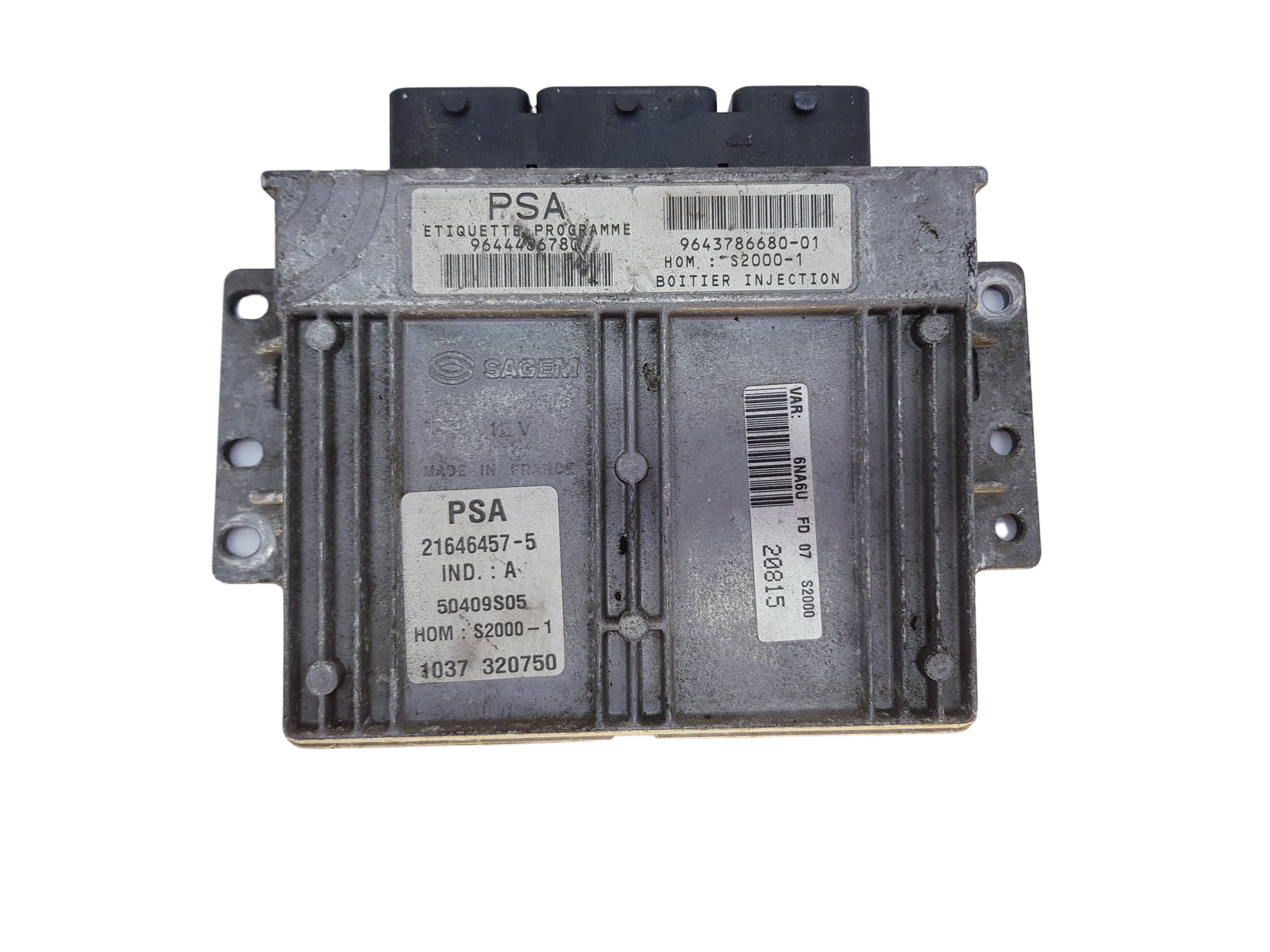 Steuergerät 9644486780 9643786680-01 21646457-5 PSA Sagem 27655 main product photo