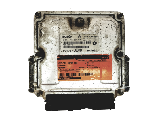 Steuergerät P04727666AB 0281011280 Chrysler Bosch 19243 main product photo
