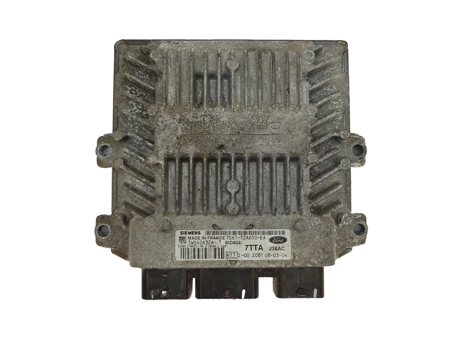 Steuergerät 7S61-12A650-EA 5WS40632A-T SID 804 Ford Siemens 14872 main product photo