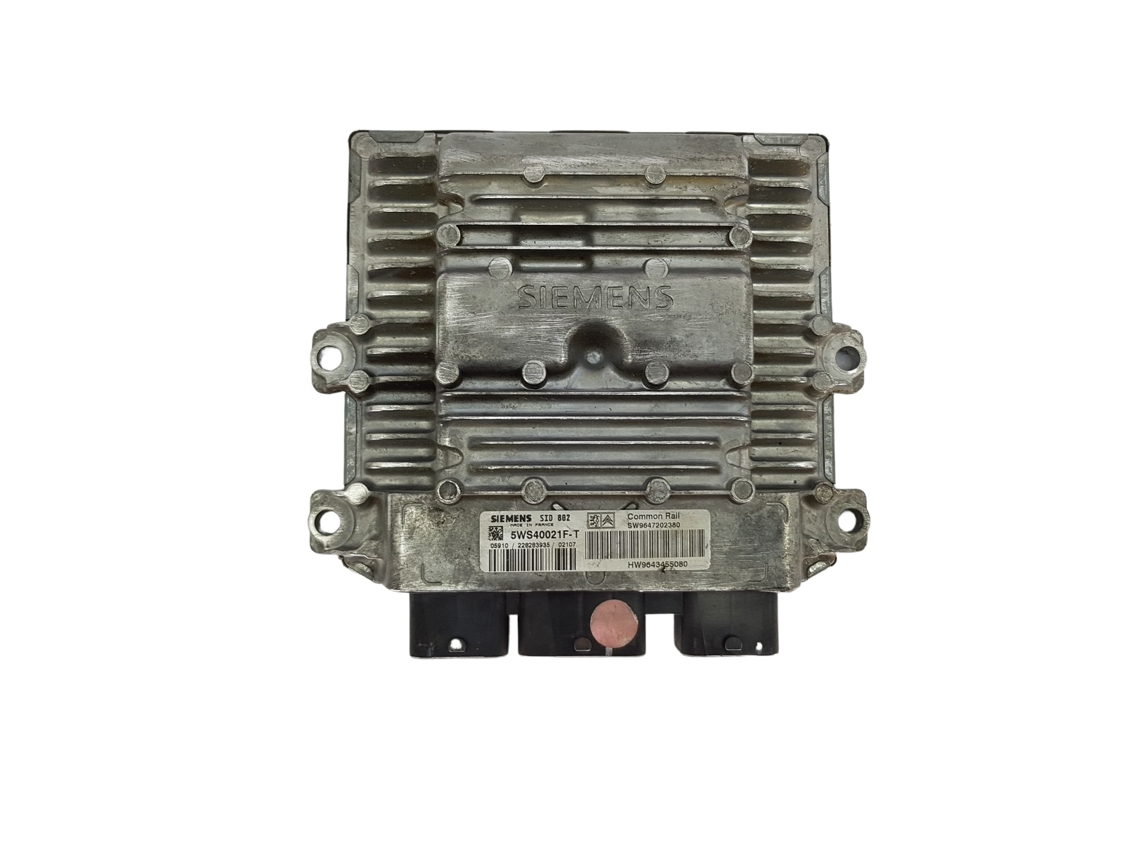 Steuergerät 9647202380 9643455080 5WS40021F-T PSA Siemens 17531 main product photo