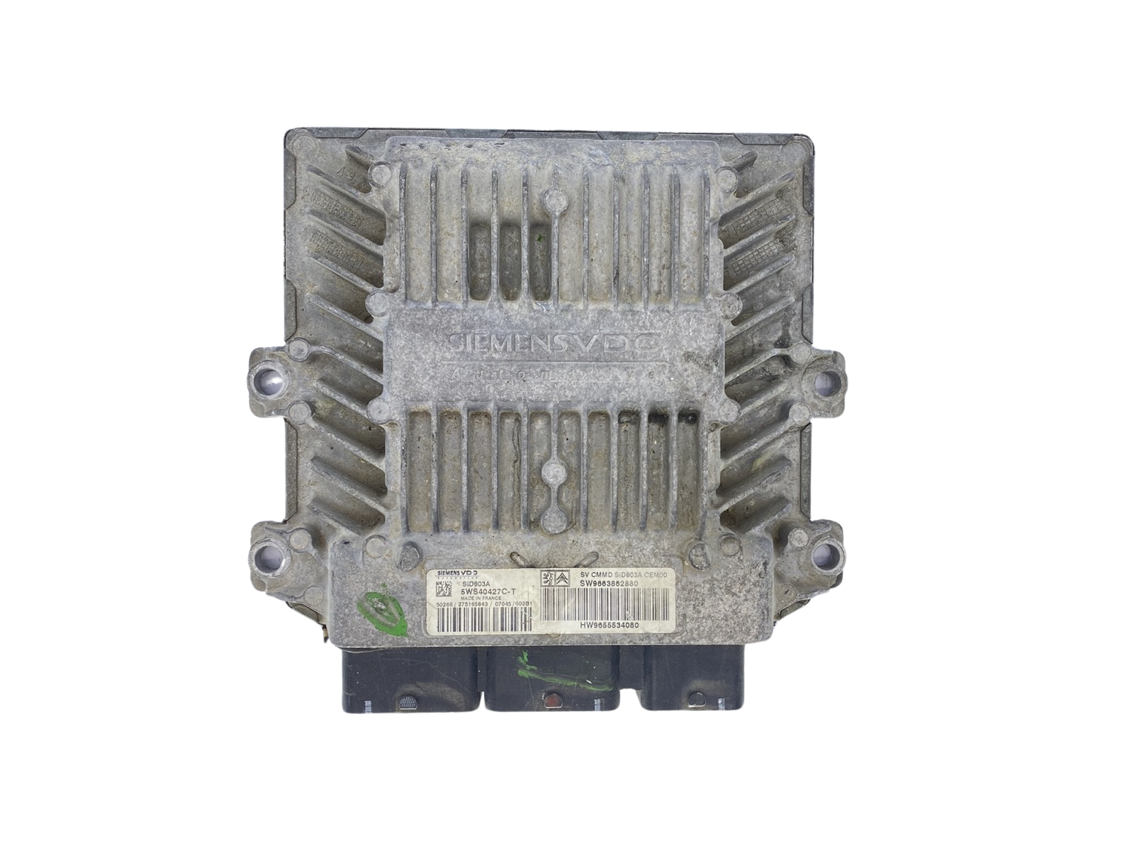 Steuergerät 5WS40427C-T 9663862880 9655534080 PSA Siemens 60799 main product photo