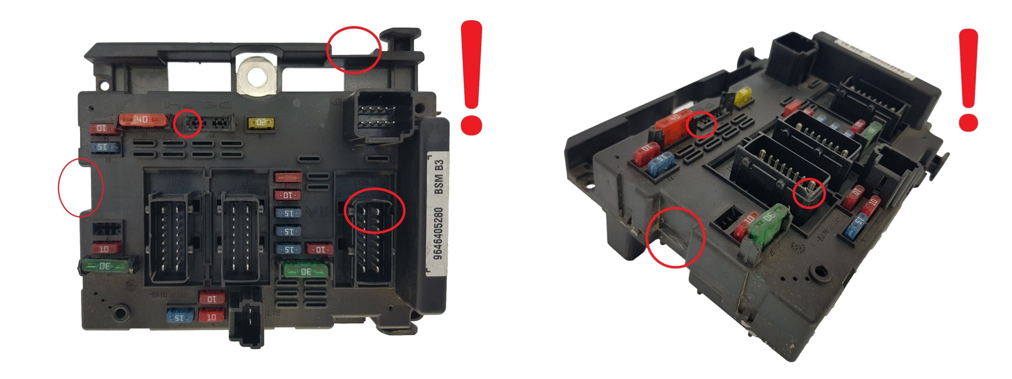 Steuergerät BSM B3 9646405280 PSA Delphi 1665 main product photo