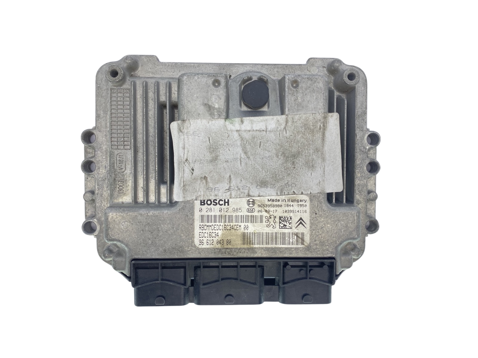 Steuergerät 0281012985 9661204380 9653958980 PSA Bosch 63195 main product photo