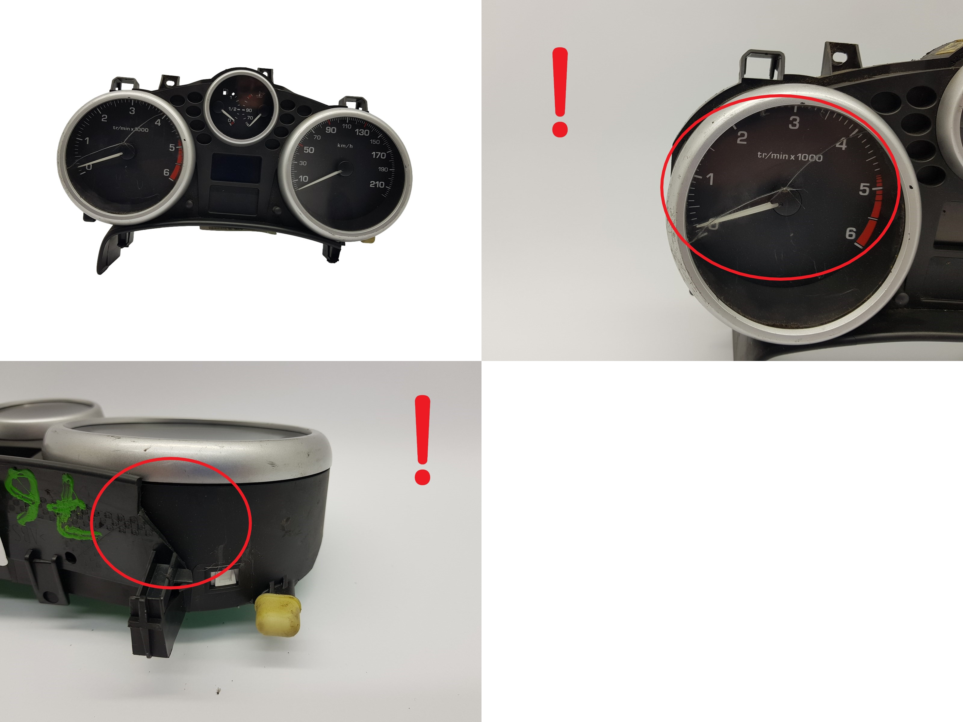 Tacho Kombiinstrument Peugeot 207 9662904680 A2C53190339 2246 main product photo