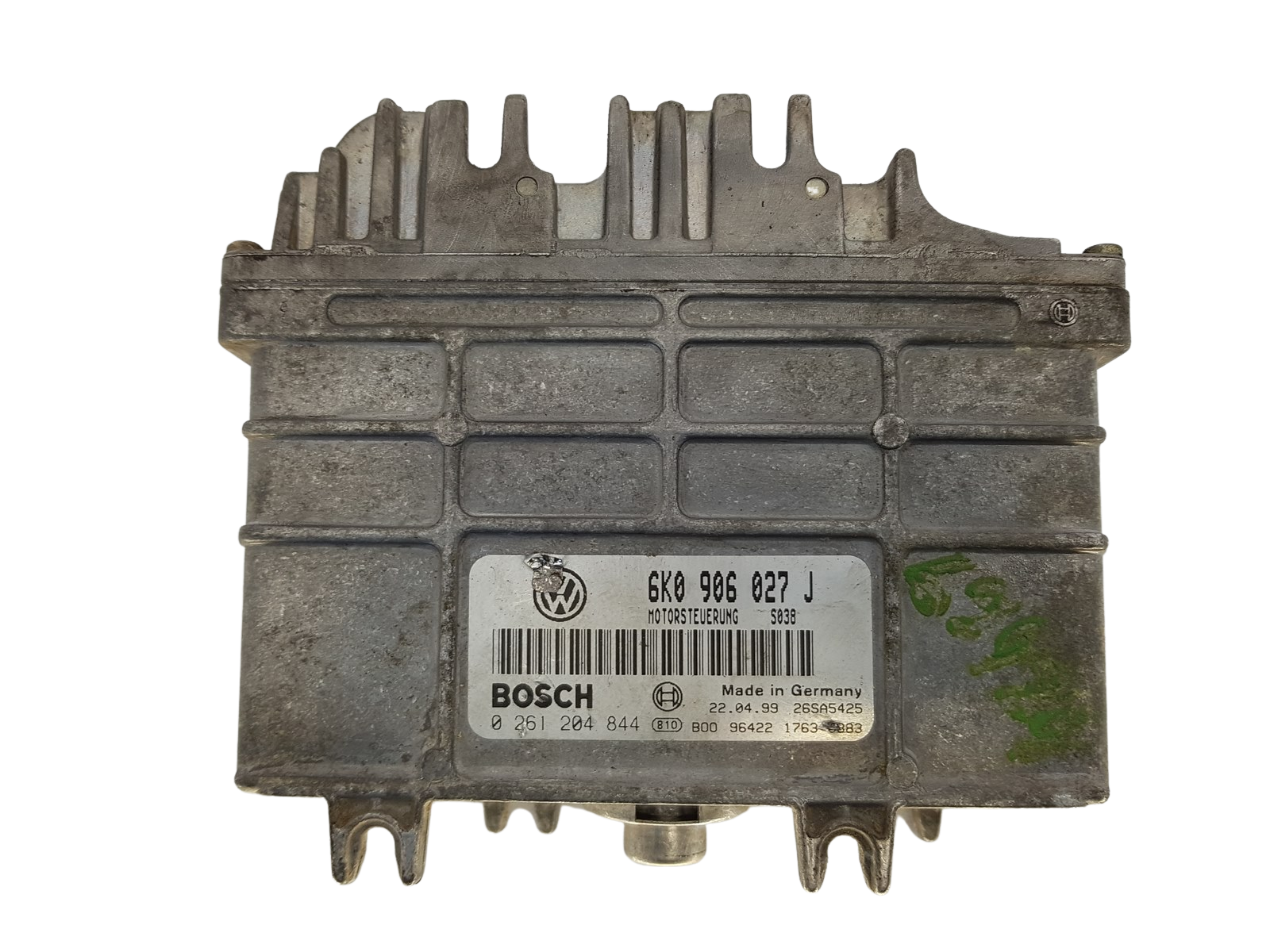 Steuergerät 6K0906027J 0261204844 Seat VW Bosch 1038 main product photo