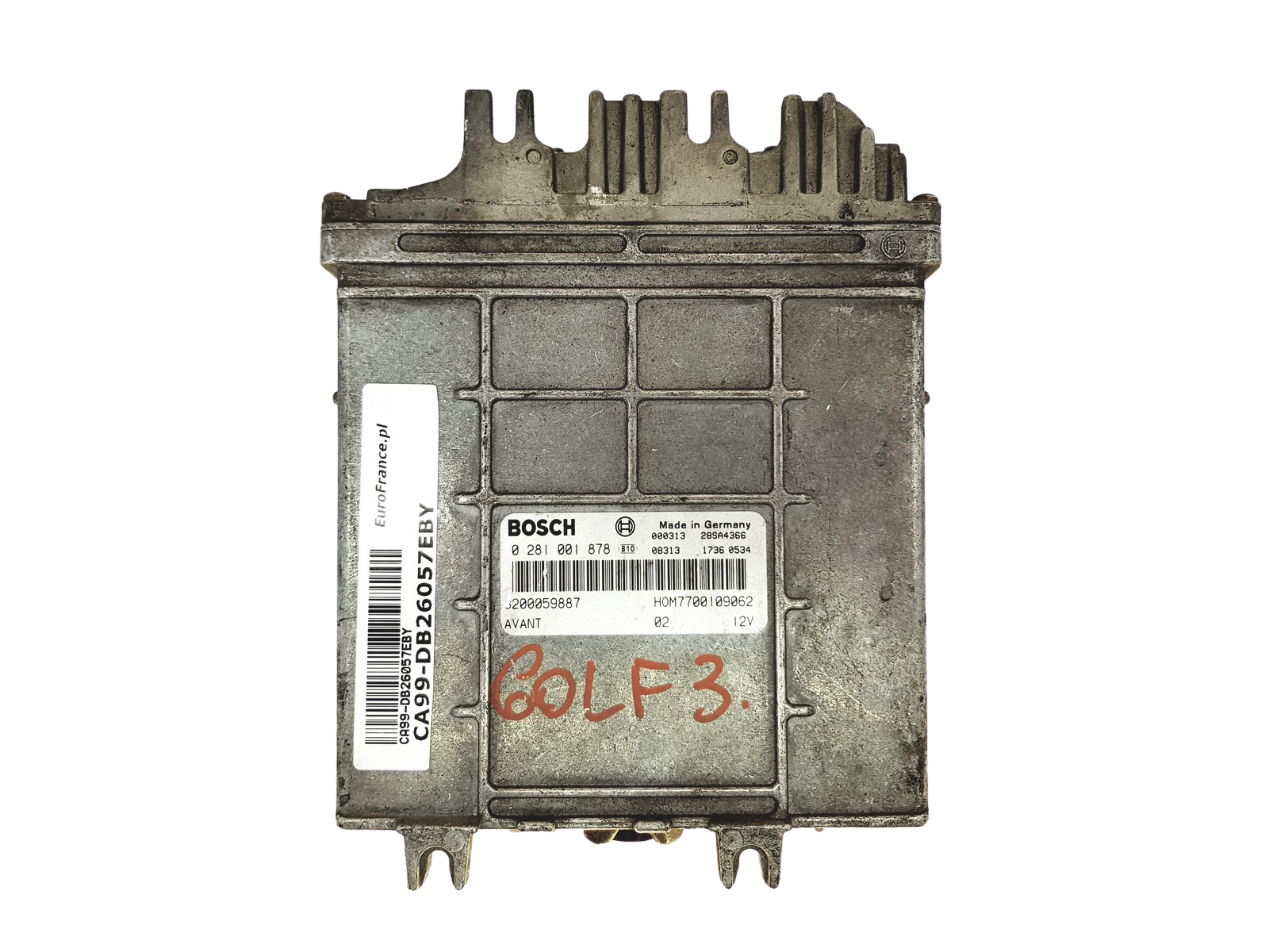 Steuergerät 0281001878 8200059887 7700109062 Renault Opel Bosch 26057 main product photo